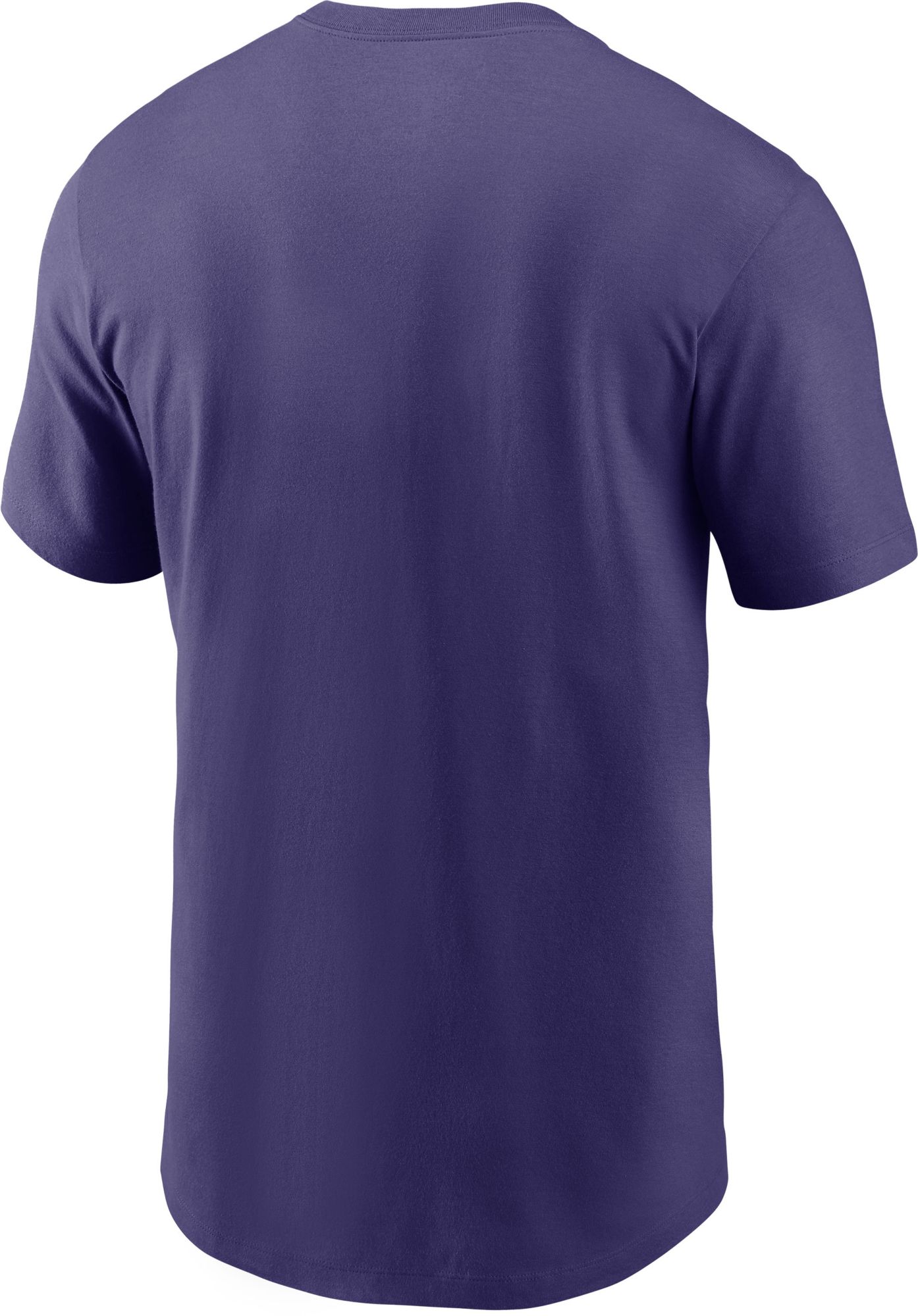 Nike Men's Baltimore Ravens Logo Essential Purple T-Shirt