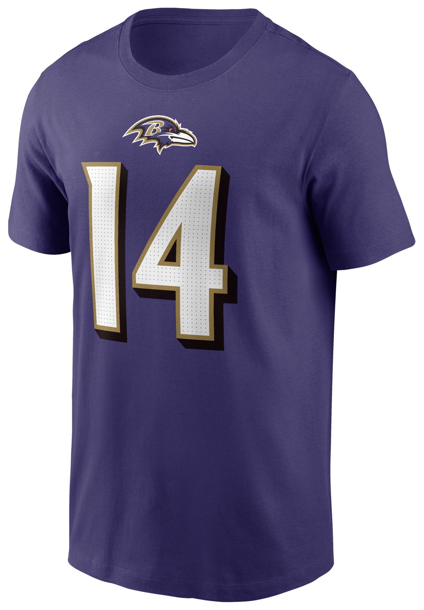 Nike Men's Baltimore Ravens Kyle Hamilton #14 Purple T-Shirt product image