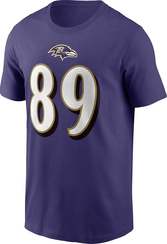 Nike Men's Baltimore Ravens Mark Andrews #89 Purple T-Shirt