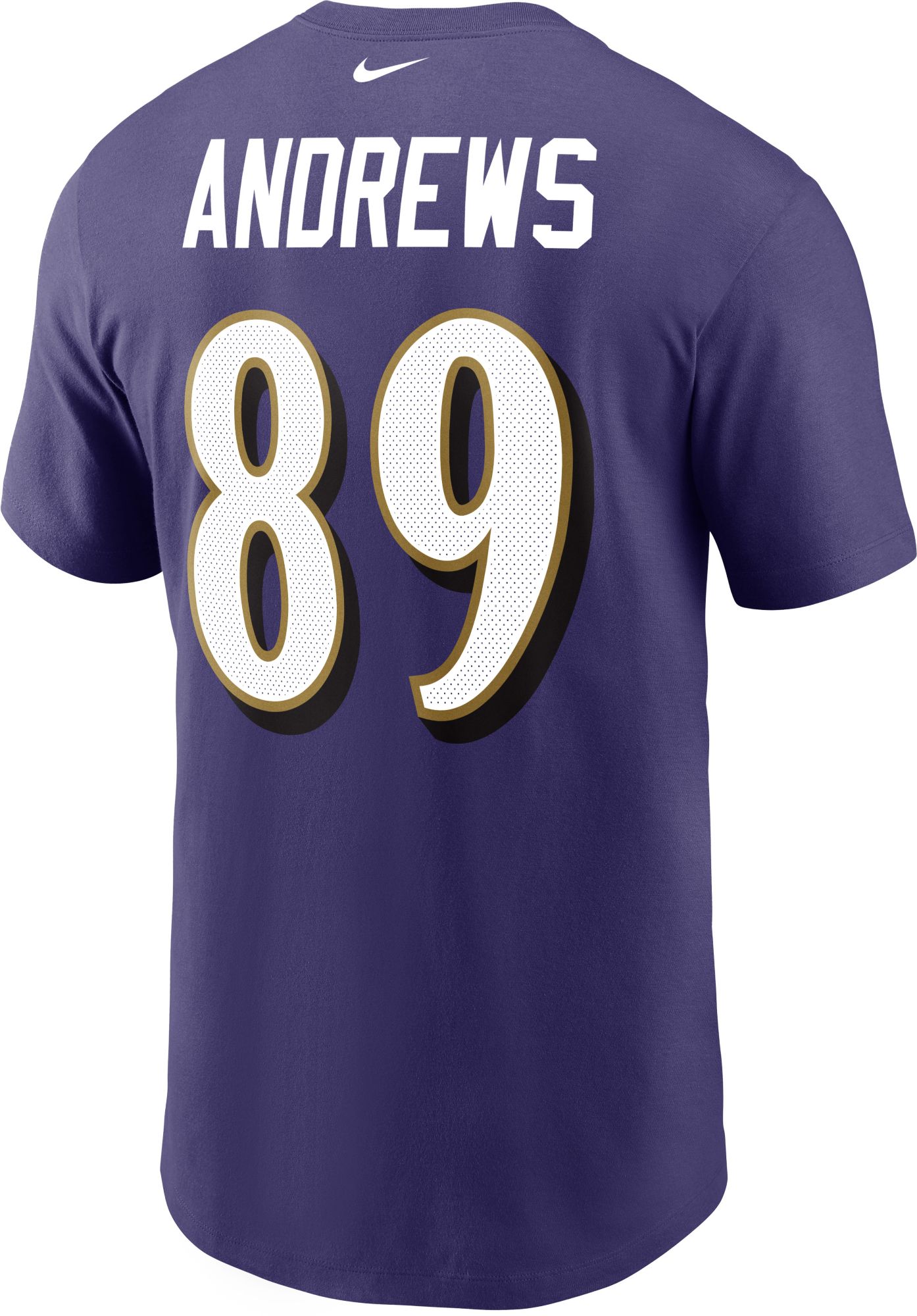 Nike Men's Baltimore Ravens Mark Andrews #89 Purple T-Shirt product image