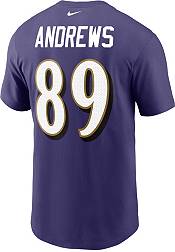 Nike Men's Baltimore Ravens Mark Andrews #89 Purple T-Shirt product image