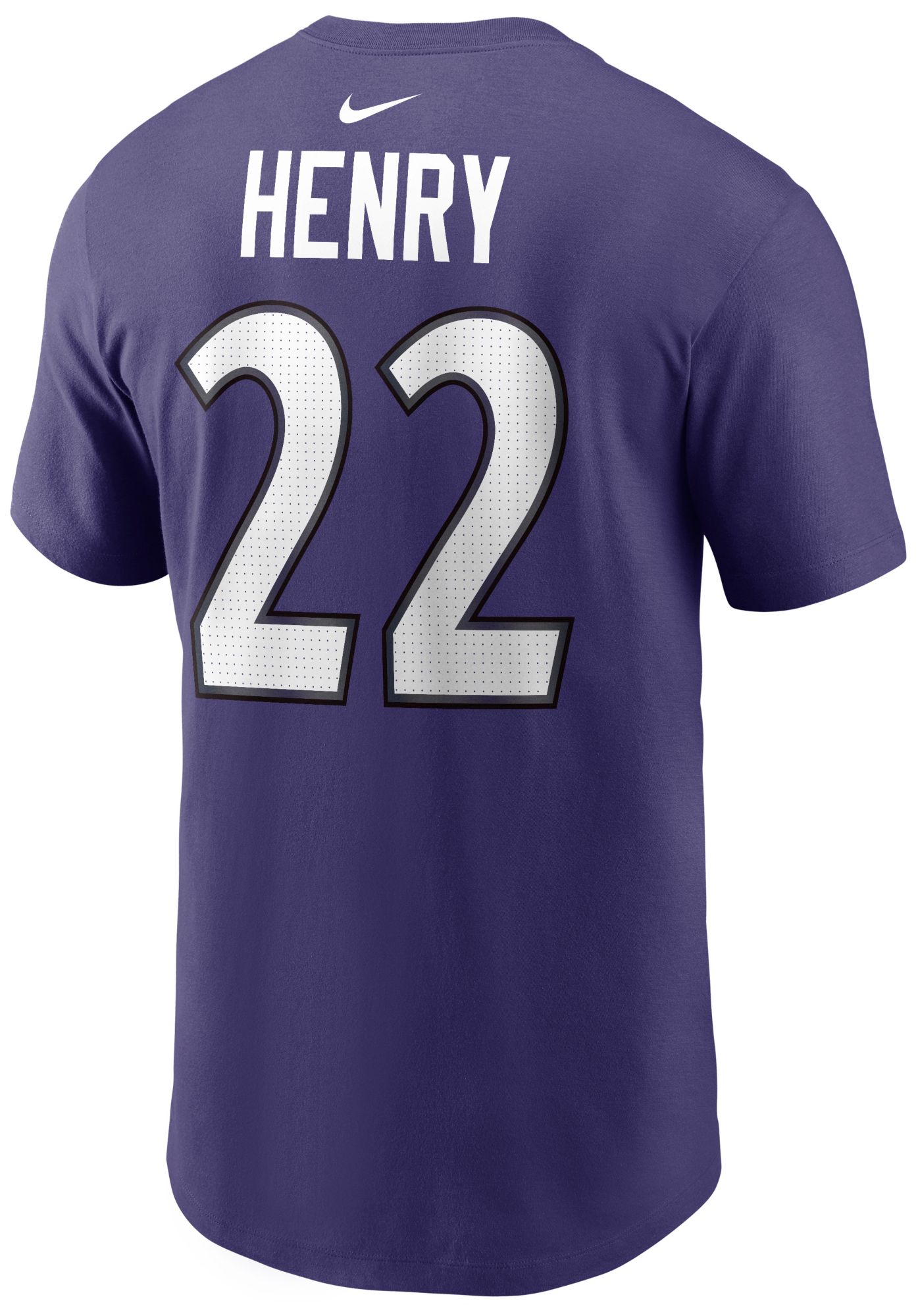 Nike Men's Baltimore Ravens Purple Derrick Henry #22 T-Shirt product image