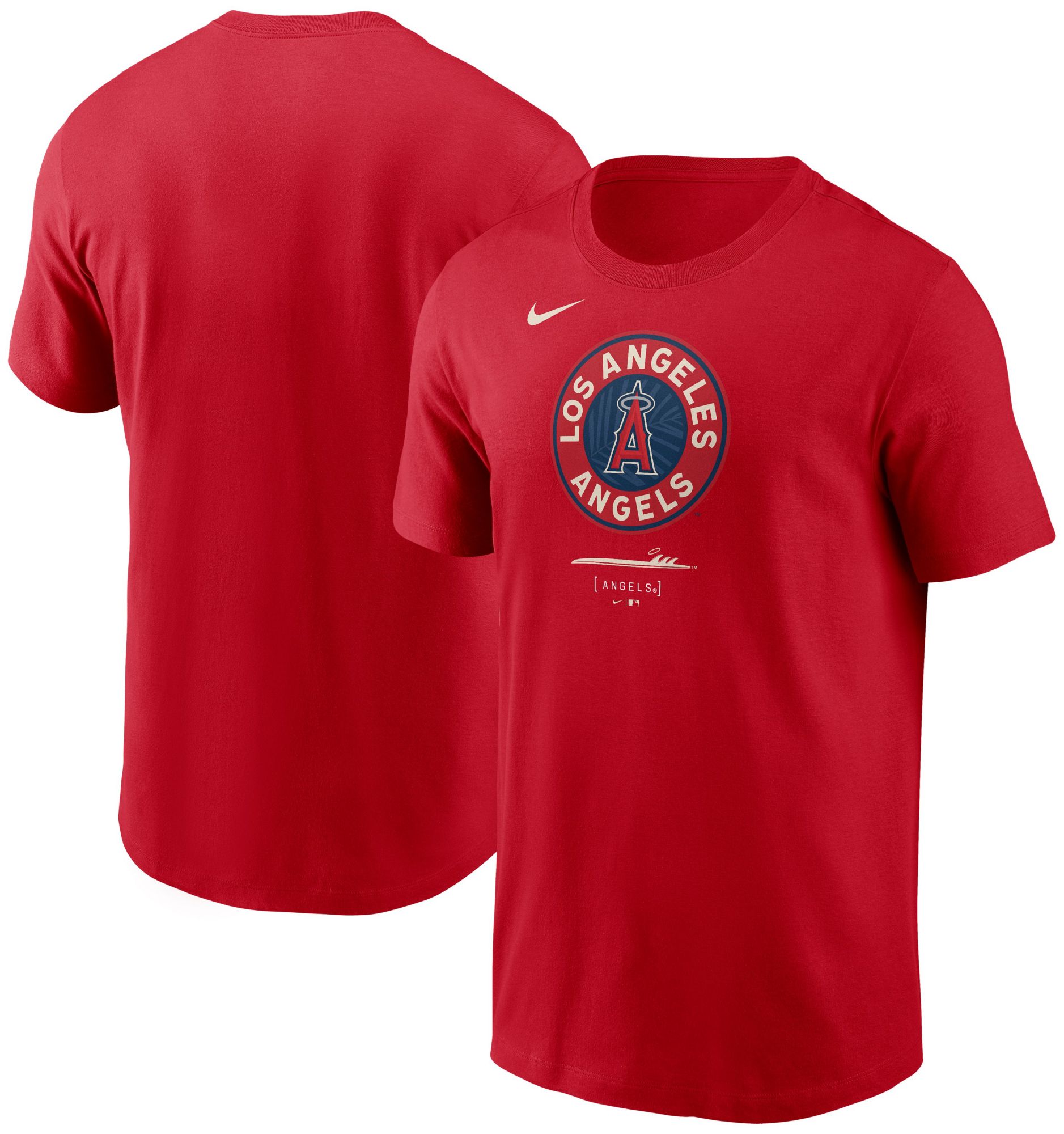 Nike Adult Los Angeles Angels City Connect Red Logo Cotton T-Shirt product image