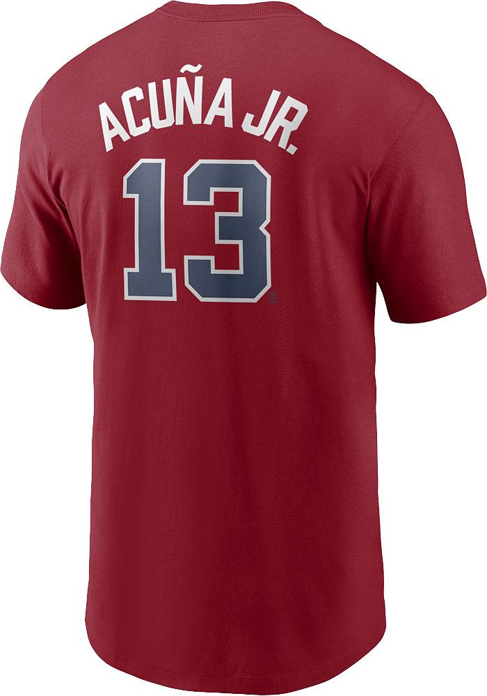 Ronald Acuna Jr. Atlanta Braves Youth Red RBI T-Shirt 