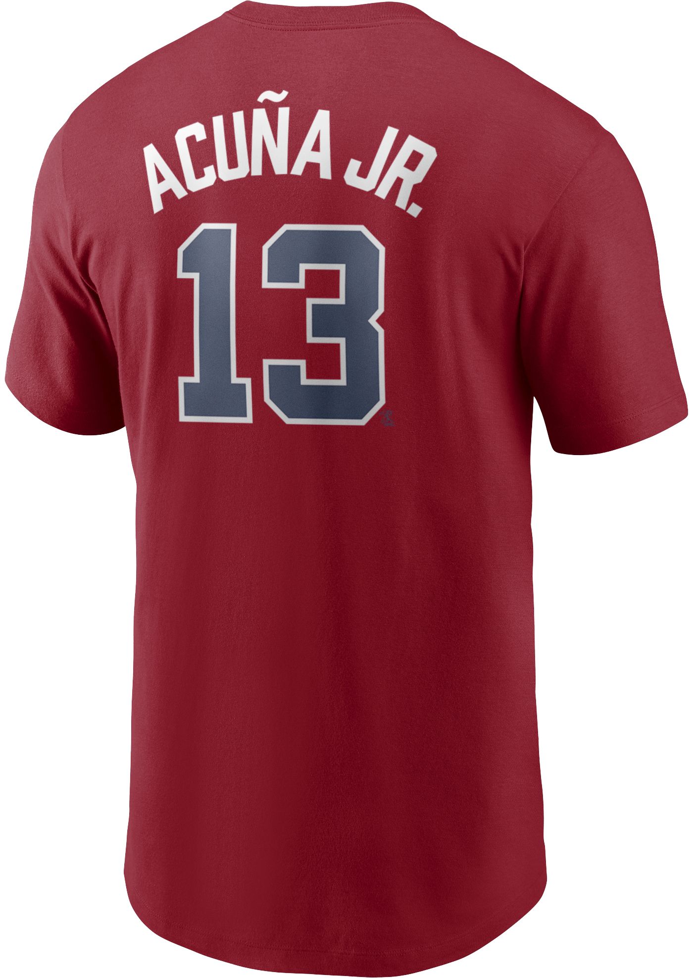 Outlet Nike Atlanta Braves #13 Ronald Acuna Jr Red Jersey MLB Size Medium-Brand New!