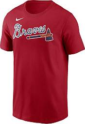 Ozzie Albies Atlanta Braves Youth Red Roster Name & Number T-Shirt 