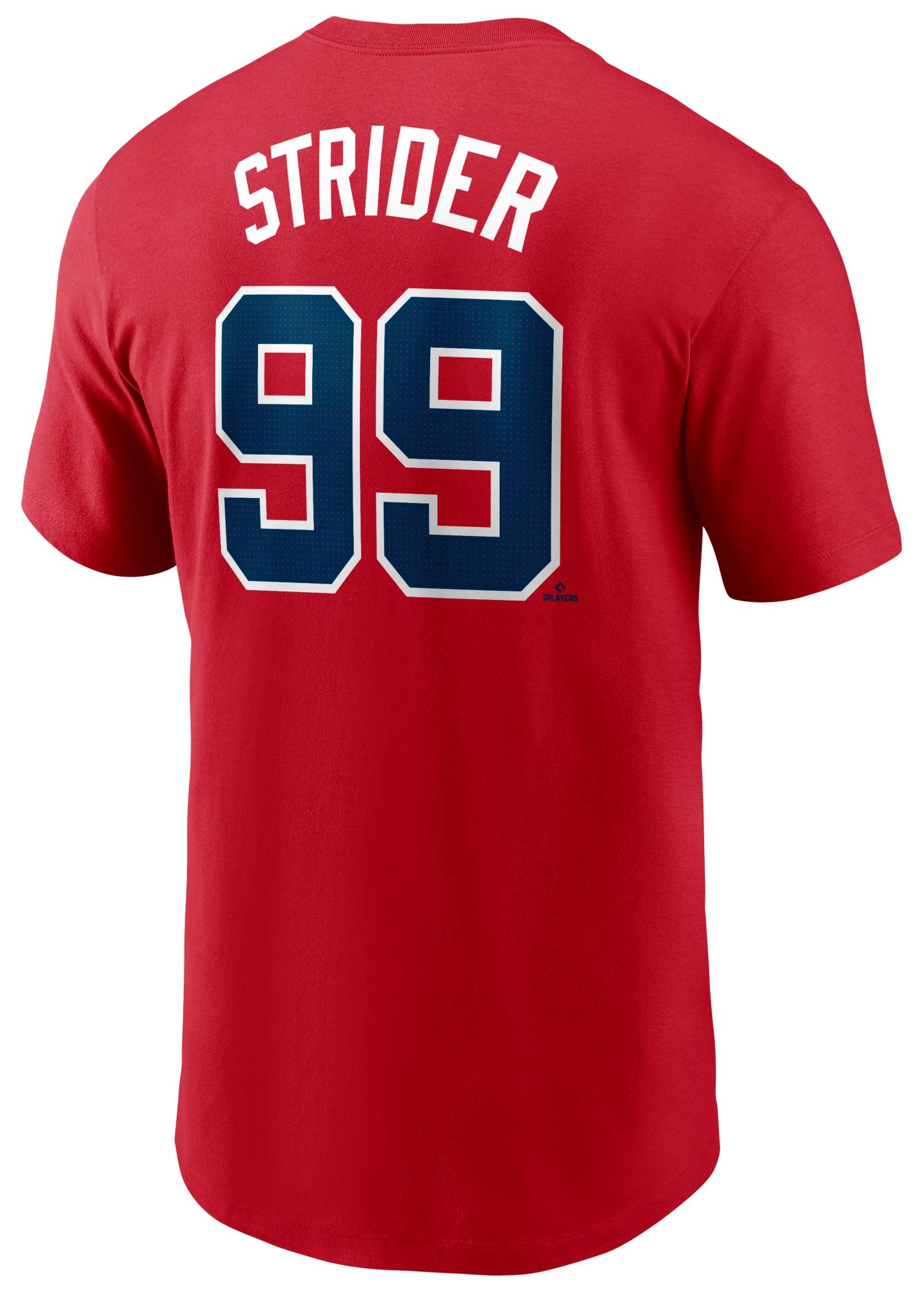 Nike Men's Atlanta Braves Spencer Strider #99 Red T-Shirt product image