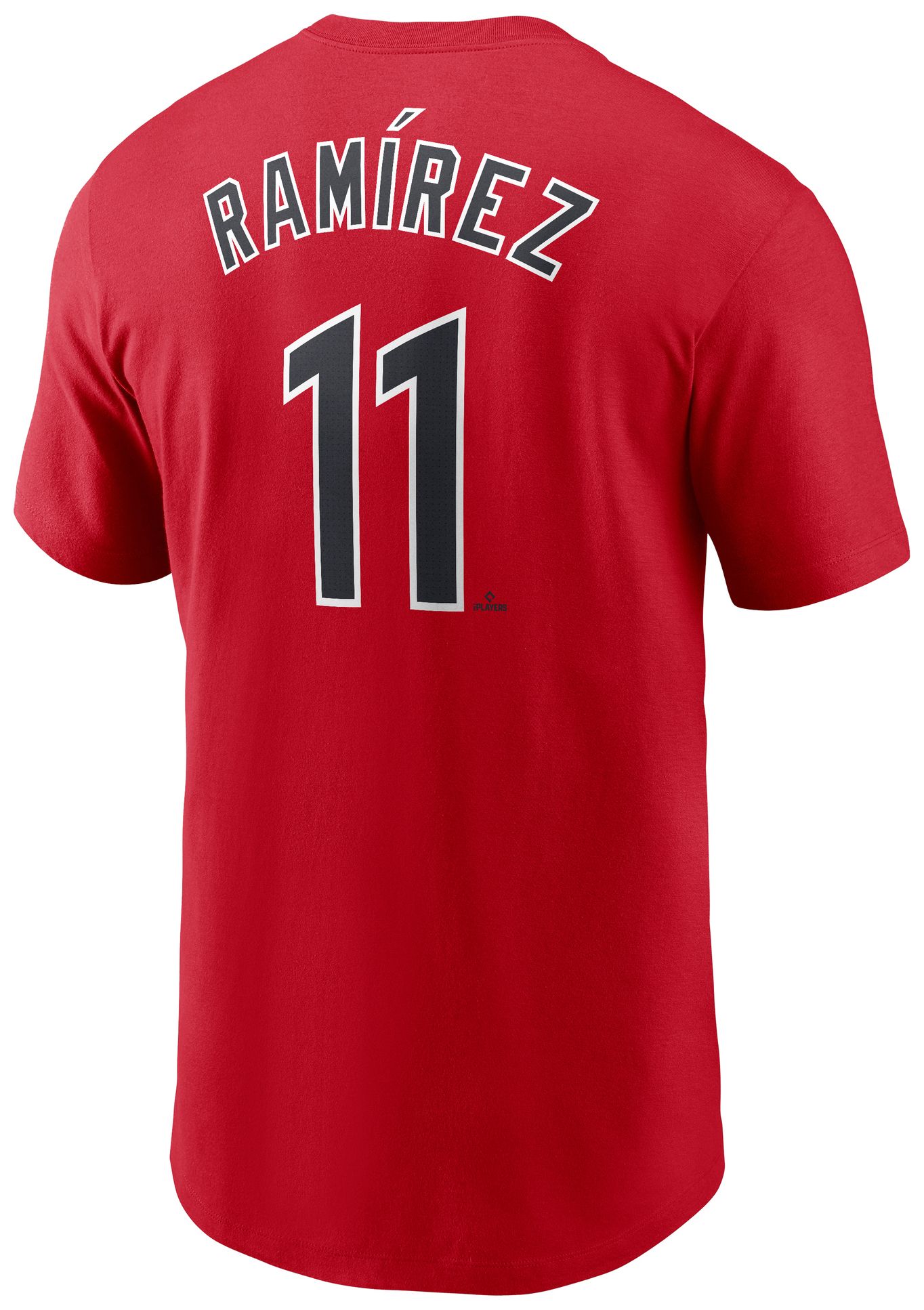 Nike Men's Cleveland Guardians Red José Ramírez #11 Alternate T-Shirt product image