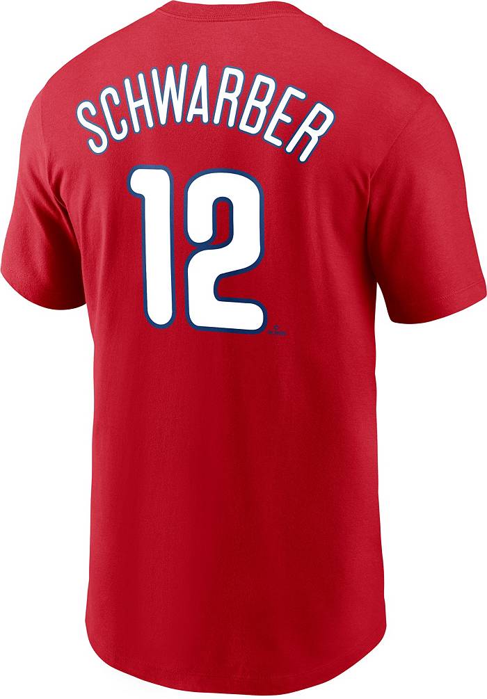 Men's Nike Kyle Schwarber Navy Boston Red Sox Name & Number T-Shirt