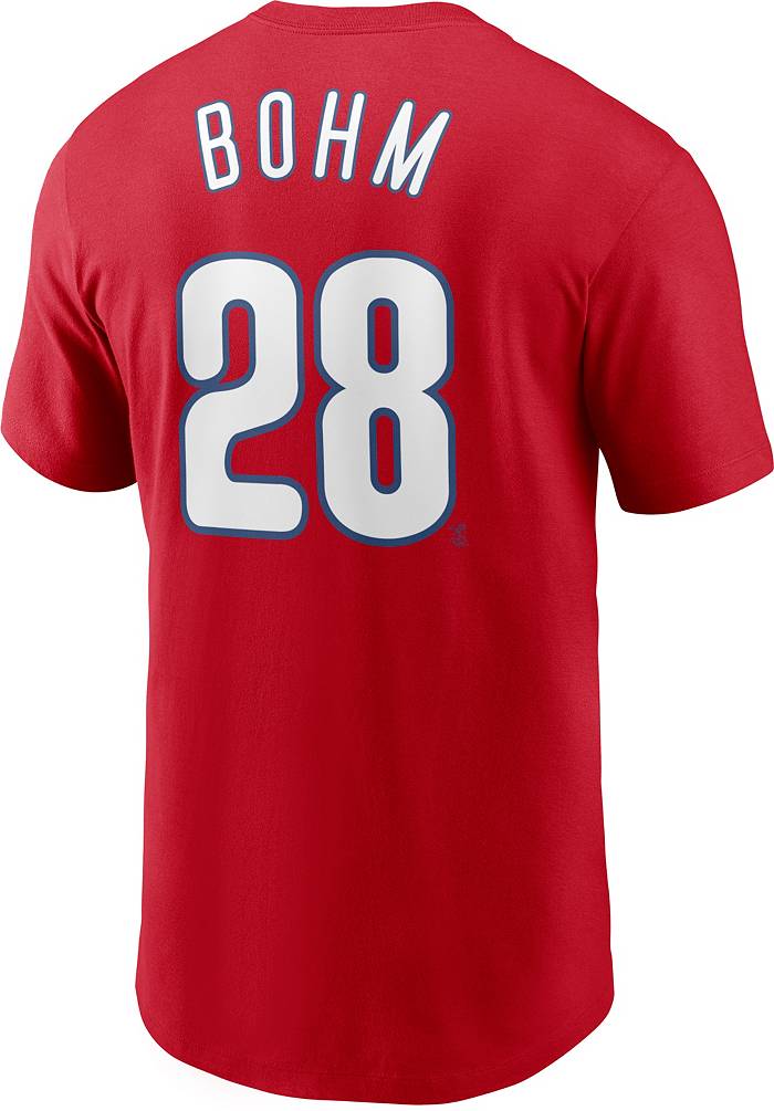 philadelp alec bohm #28 t-shirt 2022 baseball champs phillies