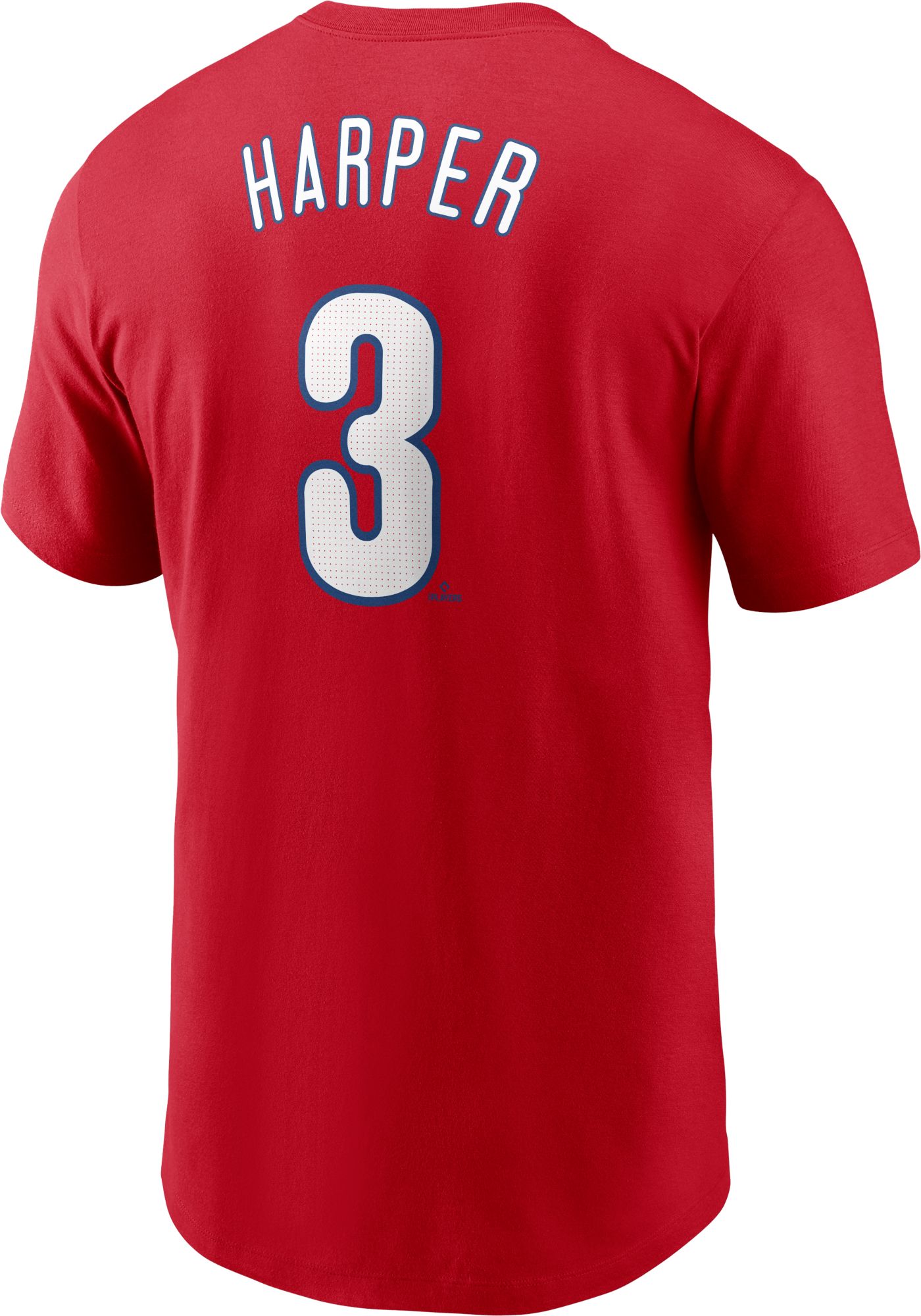 Nike Men's Philadelphia Phillies Bryce Harper #3 Red T-Shirt product image