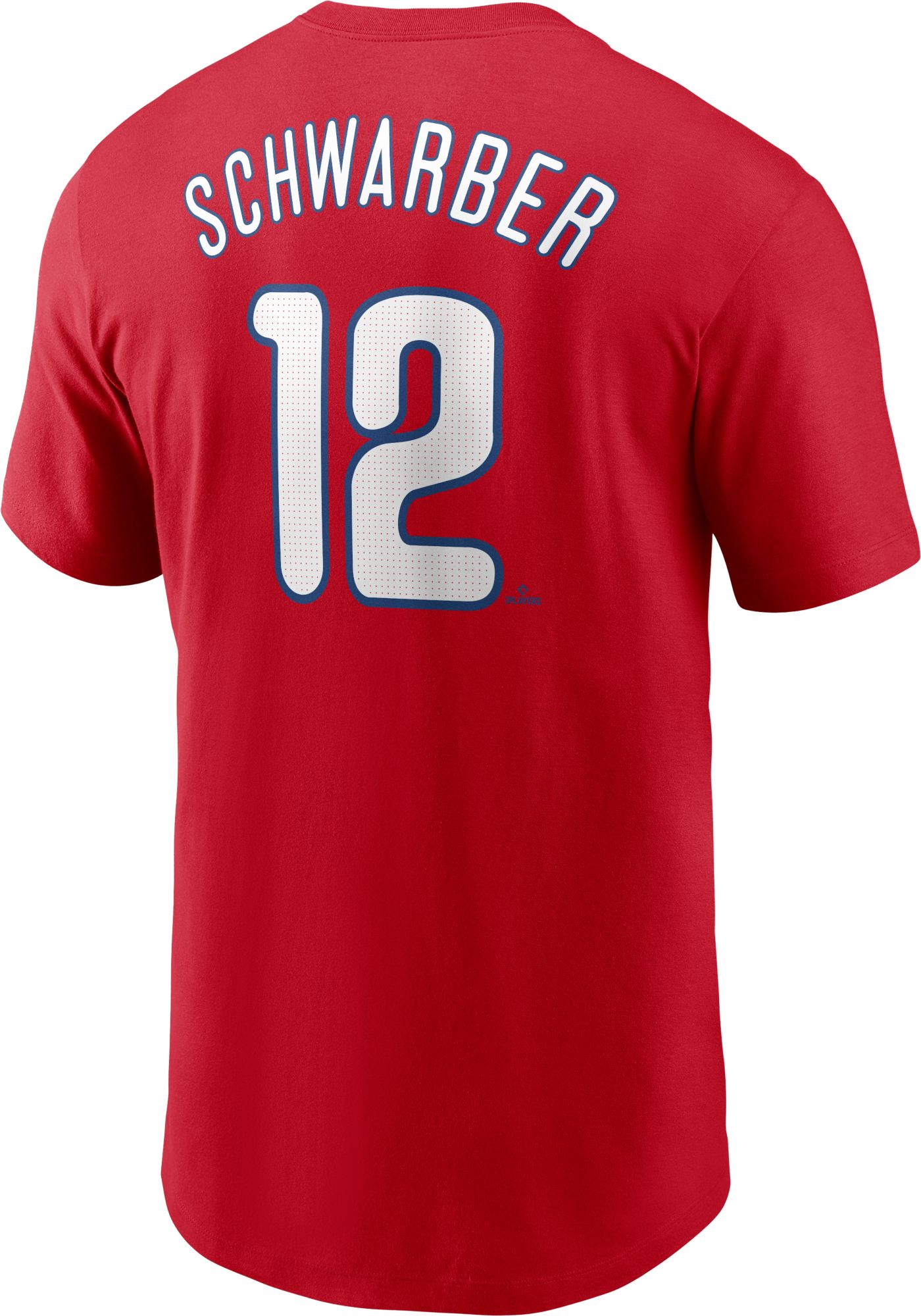 Nike Men's Philadelphia Phillies Kyle Schwarber #12 Red T-Shirt product image