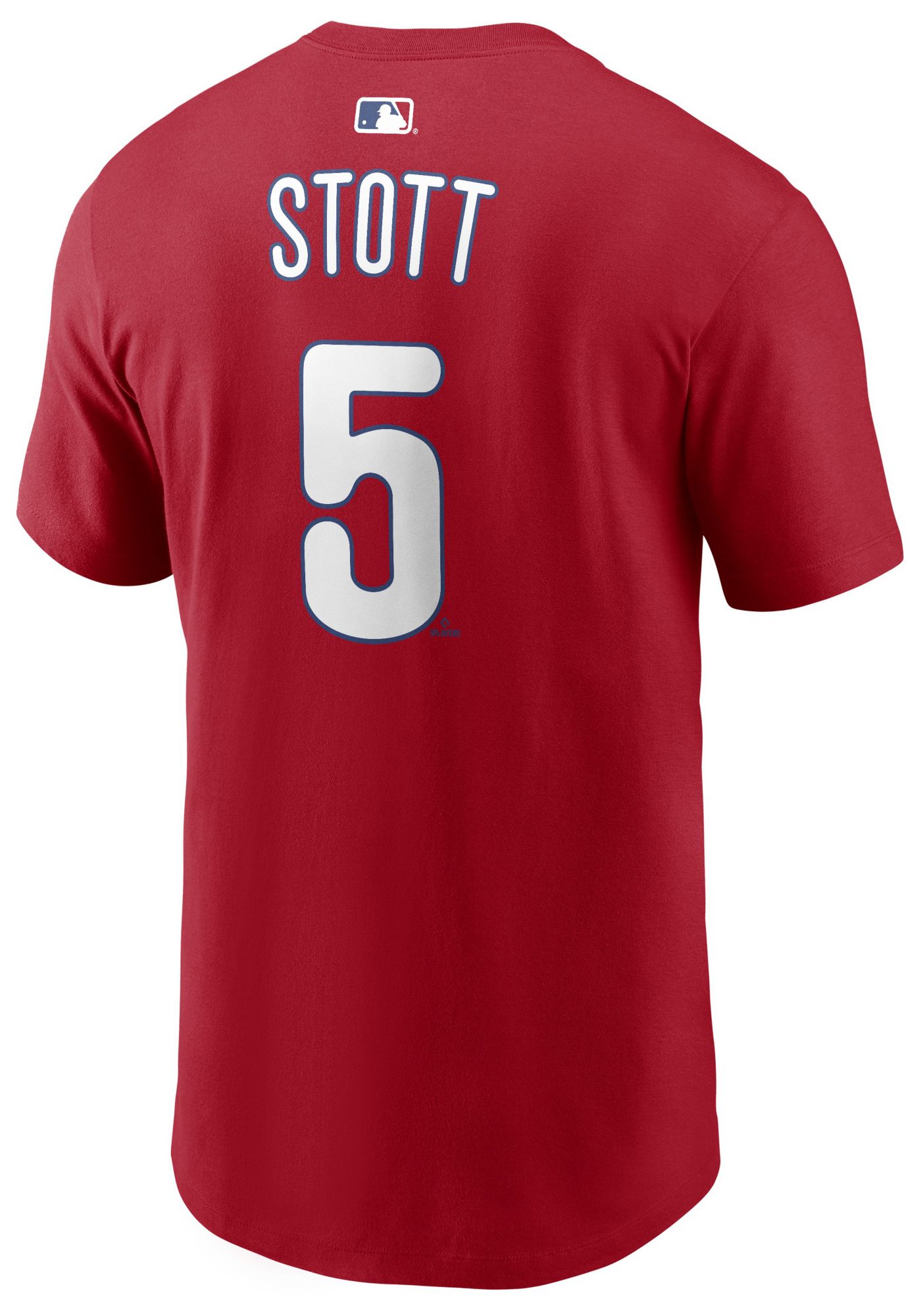 Nike Men's Philadelphia Phillies Bryson Stott #5 Red Home T-Shirt product image