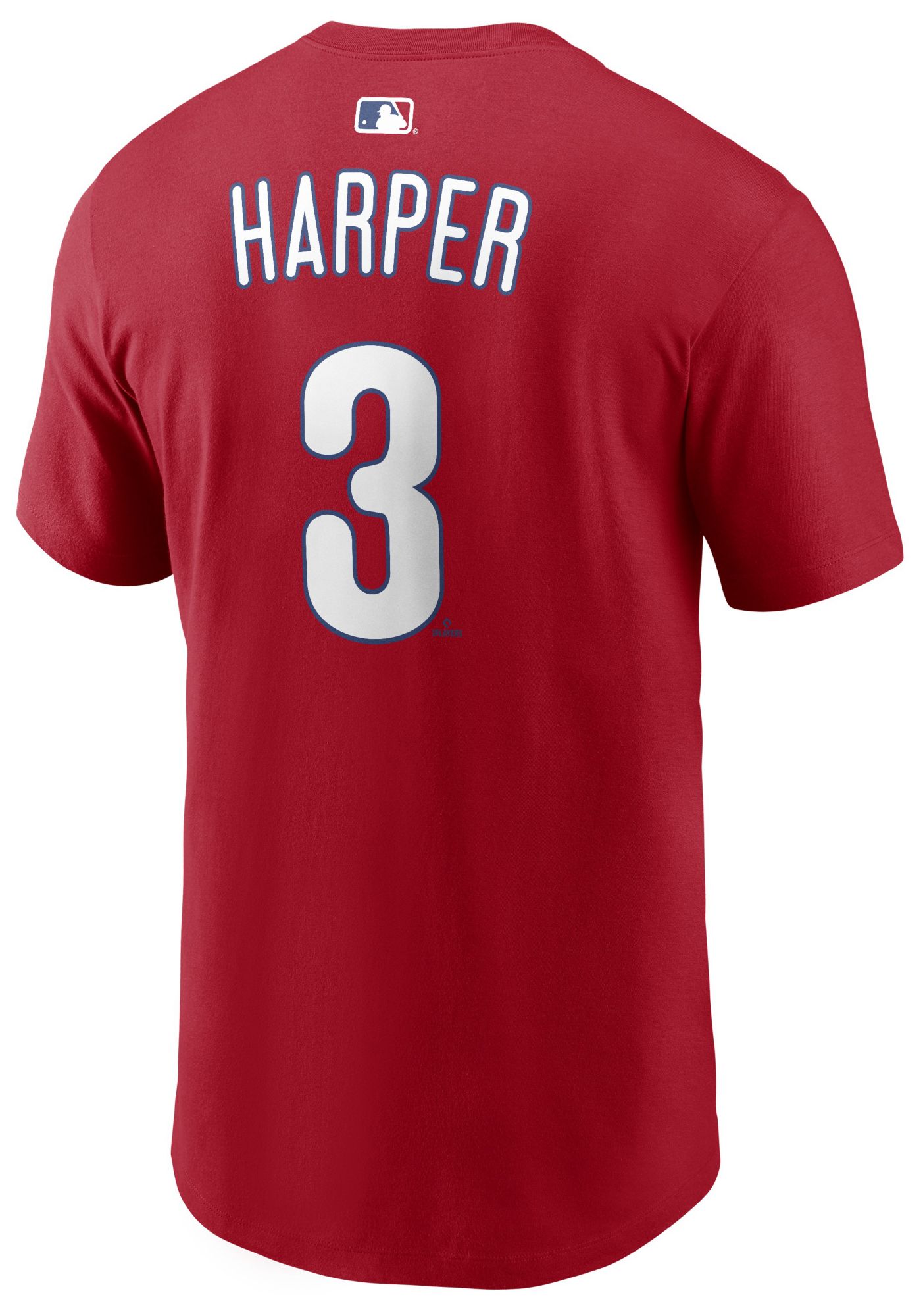 Nike Men's Philadelphia Phillies Bryce Harper #3 Red Home T-Shirt product image