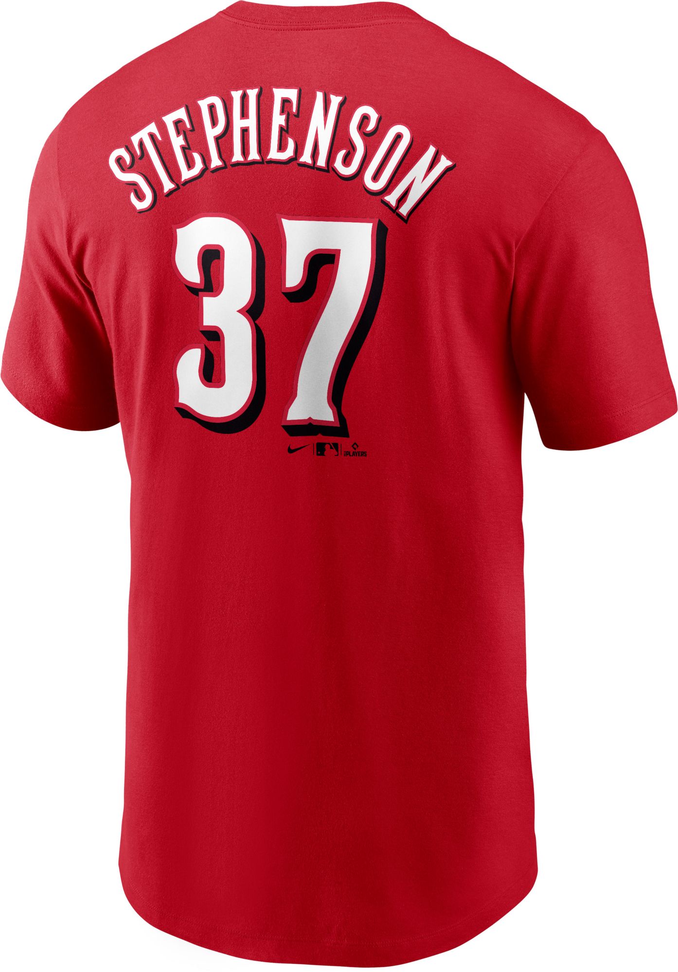 Nike Men's Cincinnati Reds Tyler Stephenson #37 Red T-Shirt