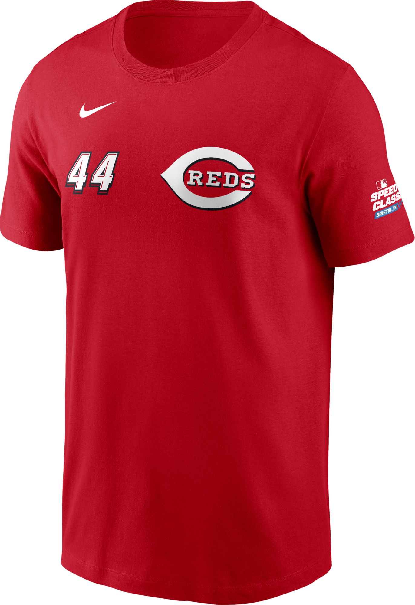Nike Men's Cincinnati Reds Elly De La Cruz #44 Bristol Speedway Series Collection Red T-Shirt product image