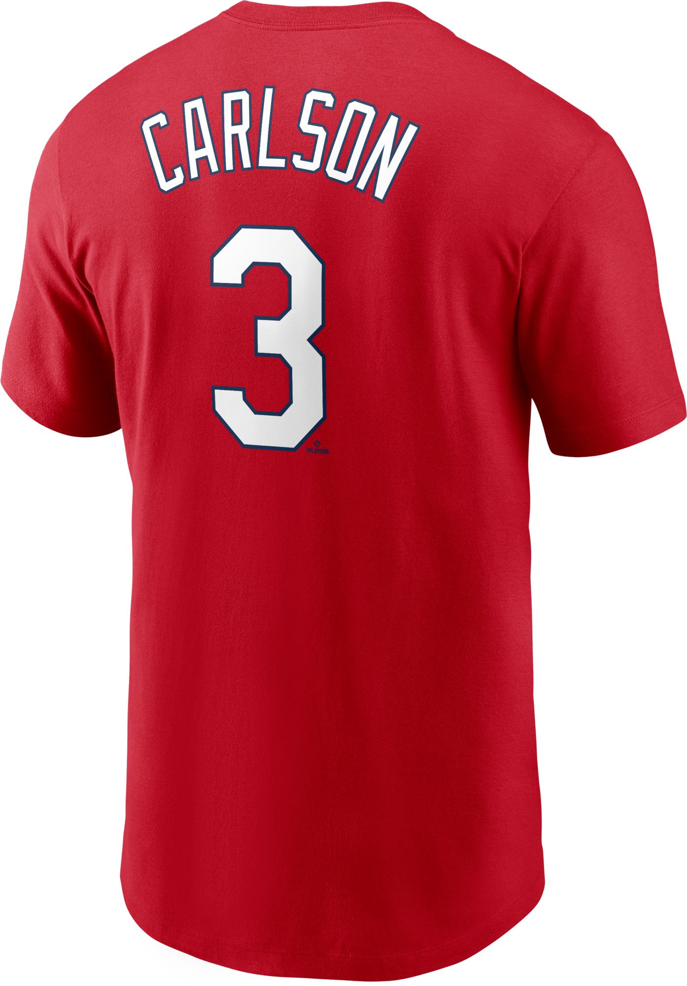 Nike Men's St. Louis Cardinals Dylan Carlson #3 Red T-Shirt product image