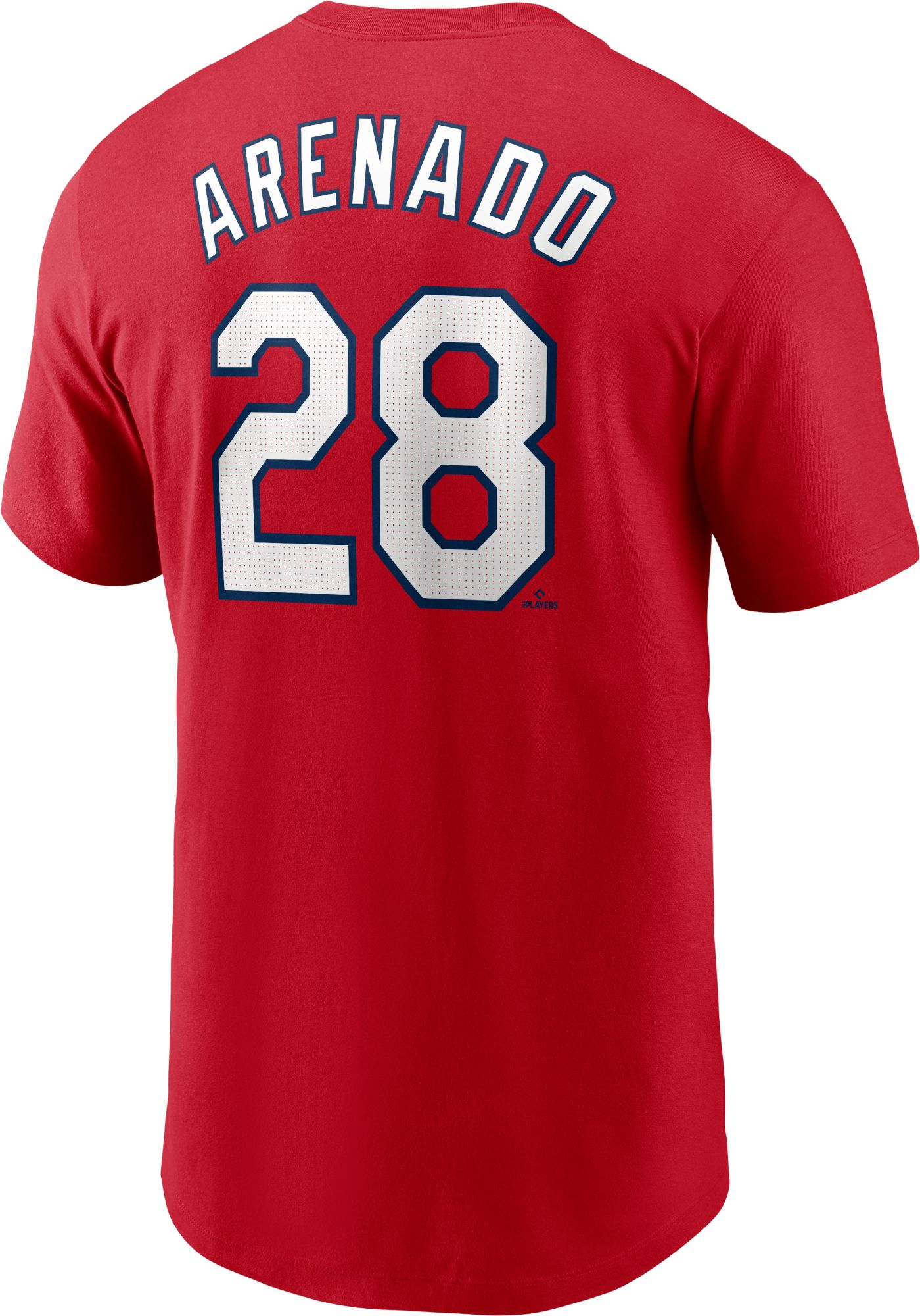Nike Men's St. Louis Cardinals Nolan Arenado #28 Red T-Shirt product image