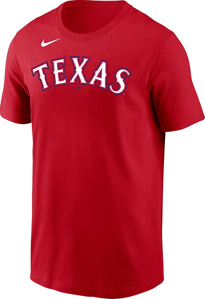 Texas Rangers Light Blue Coop Logo Short Sleeve Fashion T Shirt
