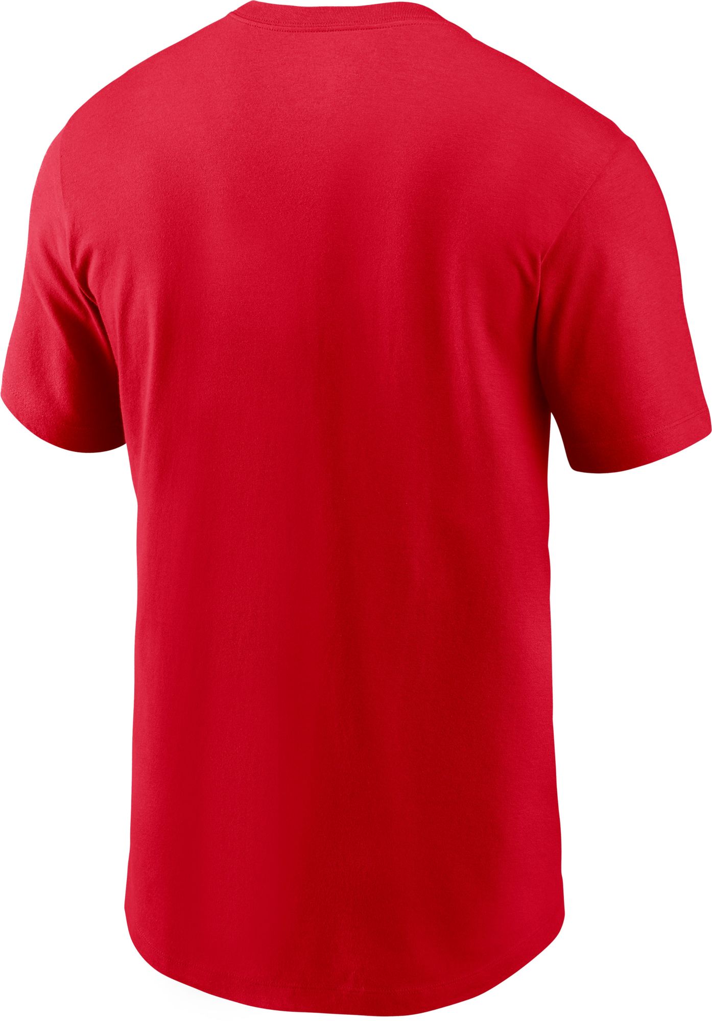 Nike Men's San Francisco 49ers Team Wordmark Red T-Shirt product image