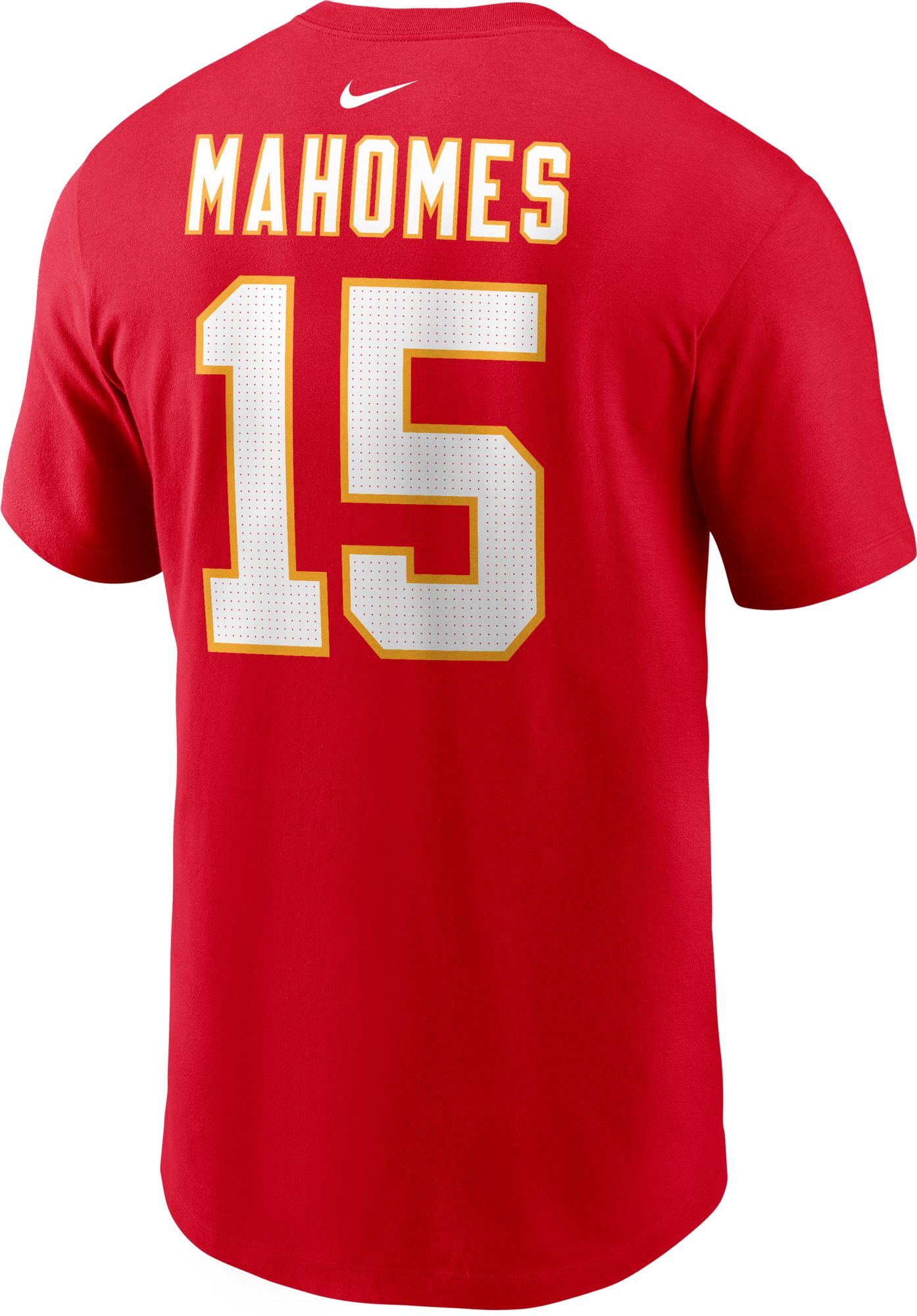 Nike Men's Kansas City Chiefs Patrick Mahomes #15 Red T-Shirt product image