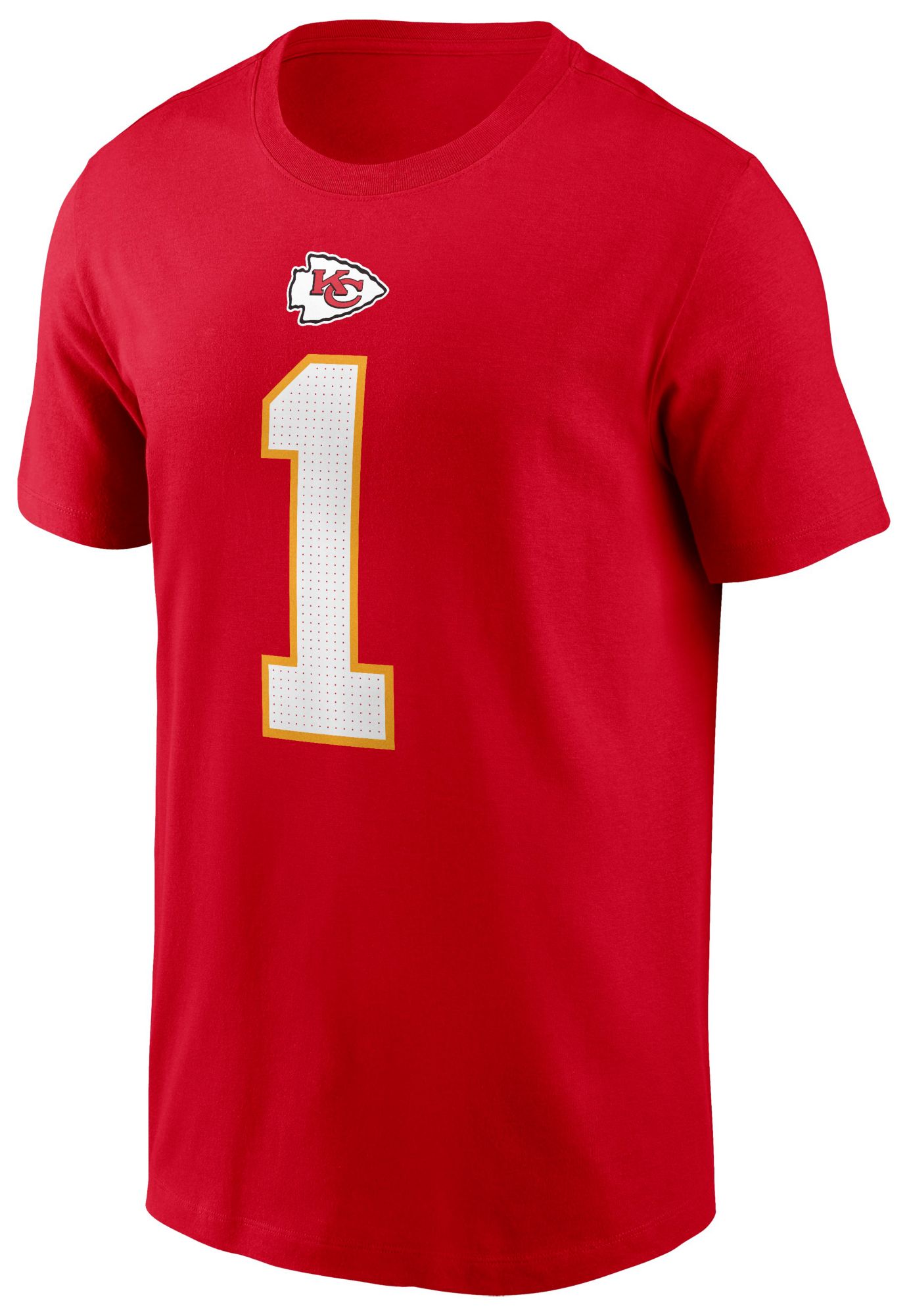 Nike Men's Kansas City Chiefs Xavier Worthy #1 Red T-Shirt product image