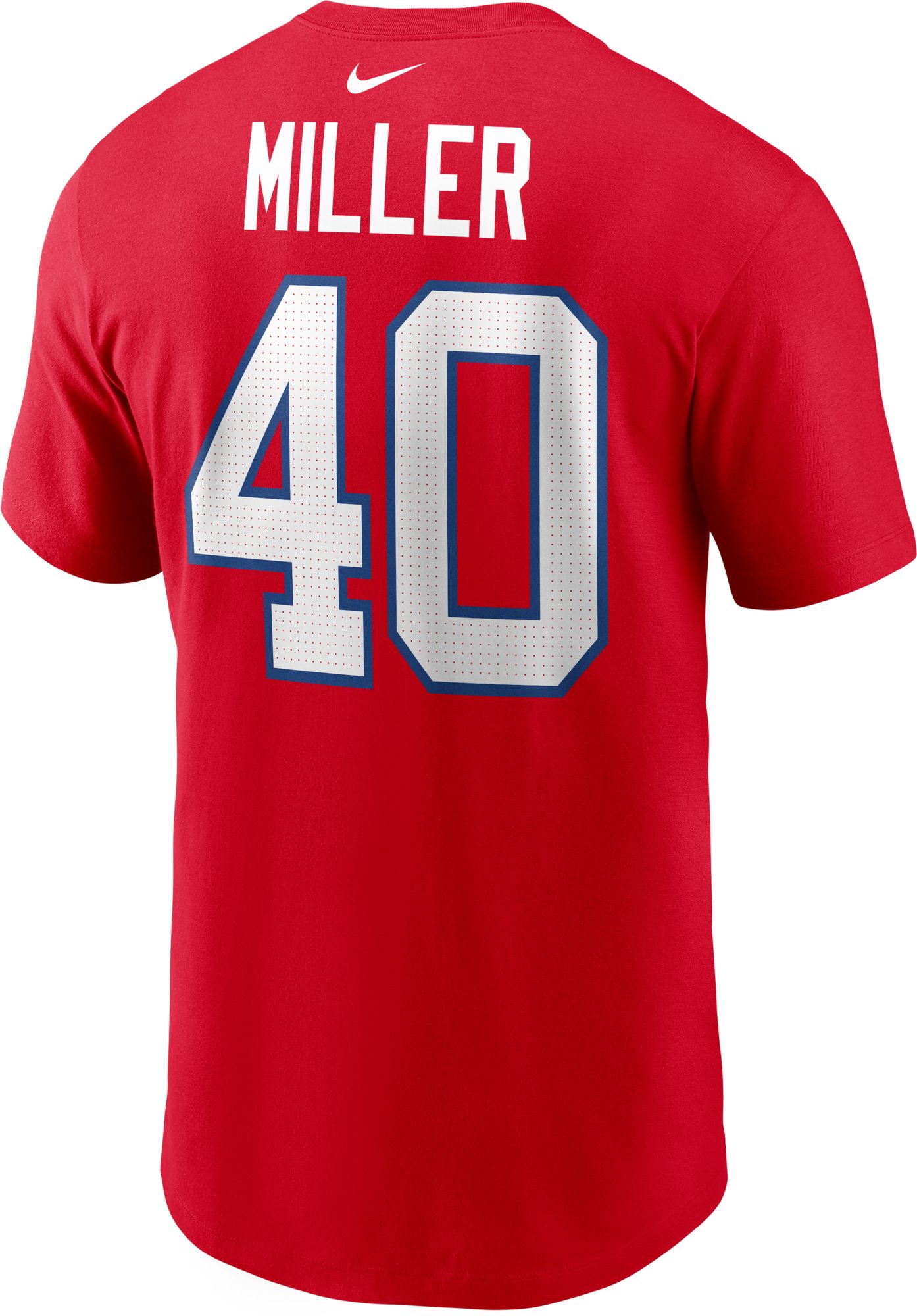 Nike Men's Buffalo Bills Von Miller #40 Red T-Shirt product image