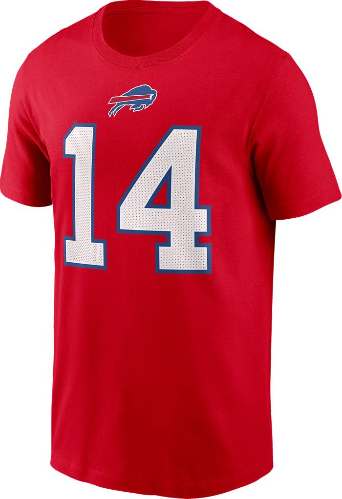 Nike Men's Buffalo Bills Stefon Diggs #14 Red T-Shirt