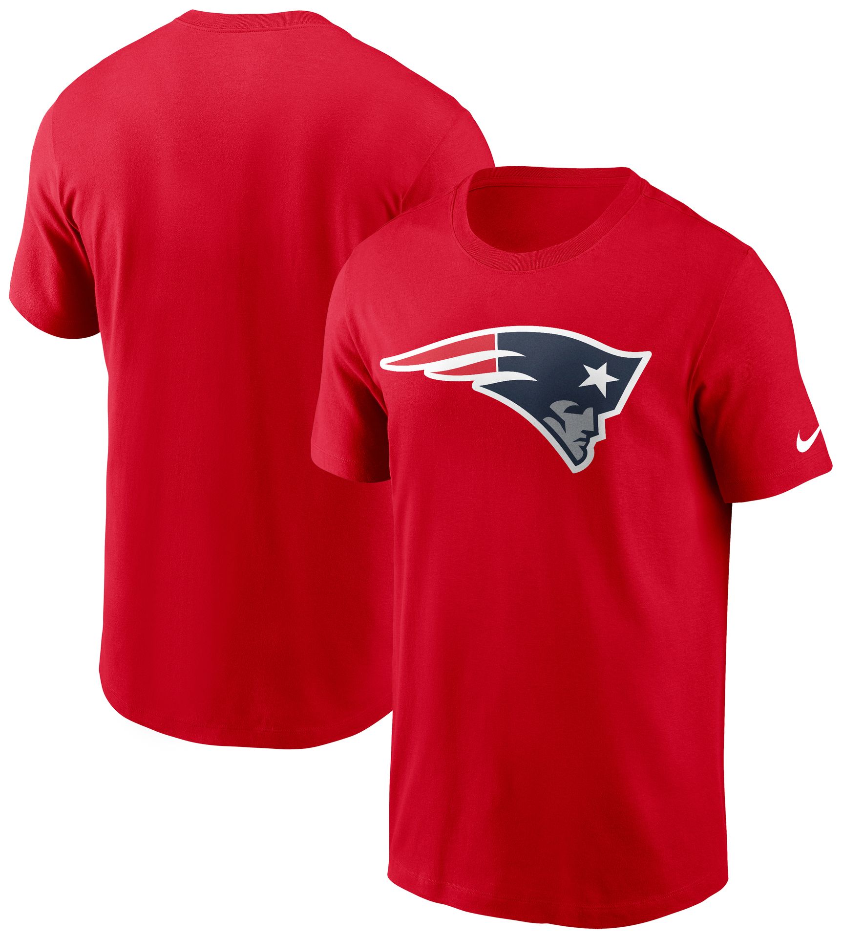 Nike Men's New England Patriots University Red Essential Logo T-Shirt product image