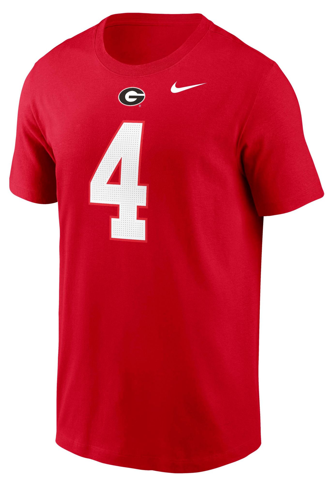 Nike Men's Georgia Bulldogs James Cook #4 Red T-Shirt product image