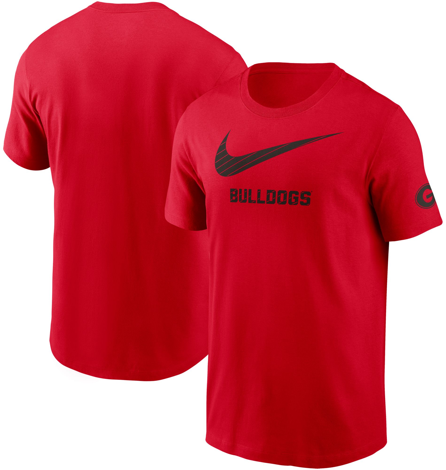 Nike Men's Georgia Bulldogs Red Swoosh Logo T-Shirt product image