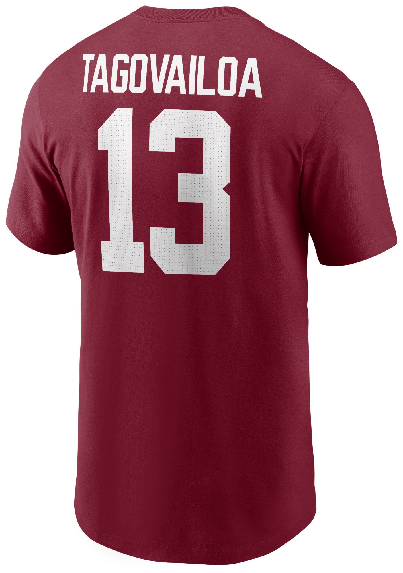 Nike Men's Alabama Crimson Tide Tua Tagovailoa #13 Crimson Jersey T-Shirt product image