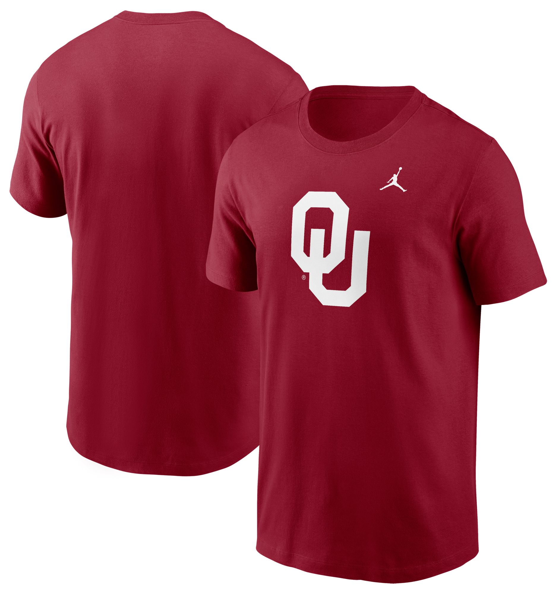 Nike Men's Oklahoma Sooners Crimson Core Cotton Logo T-Shirt product image