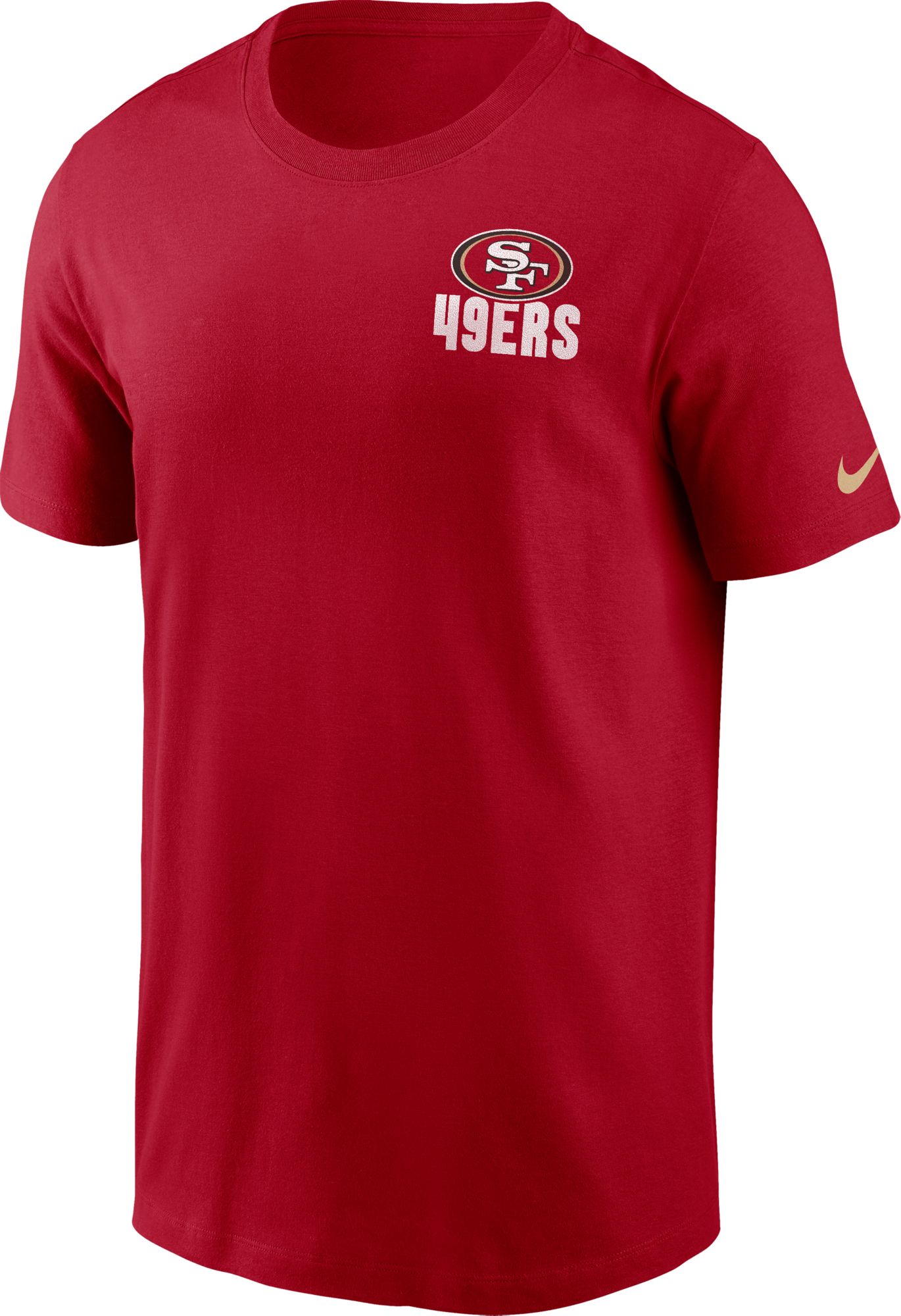 Nike Men's San Francisco 49ers Blitz Back Slogan Red T-Shirt