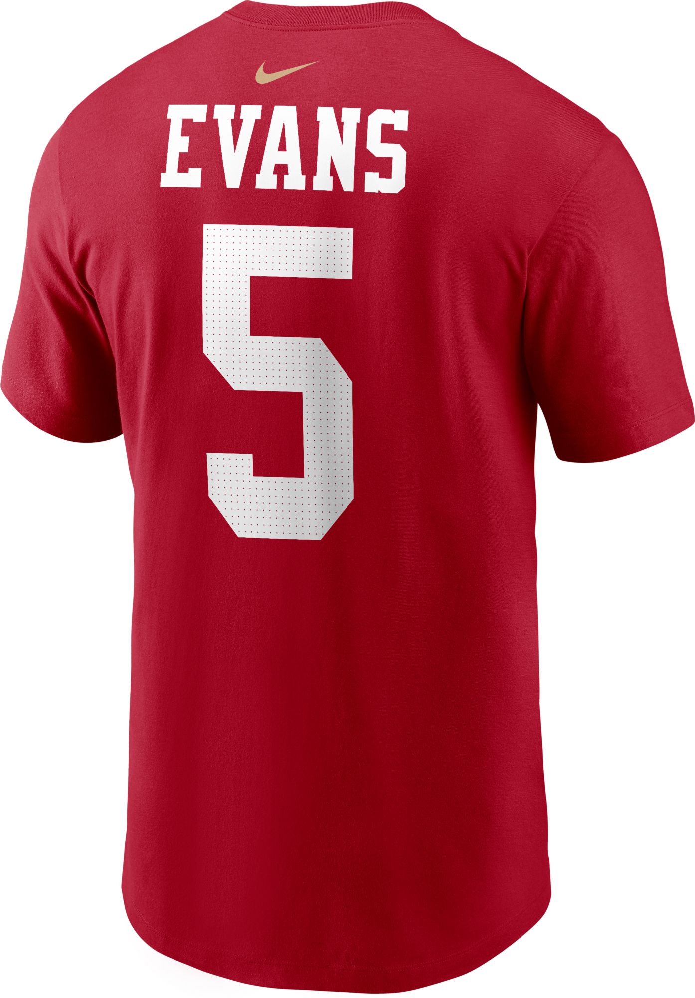 Nike Men's San Francisco 49ers Red Mike Evans #5 Home T-Shirt product image