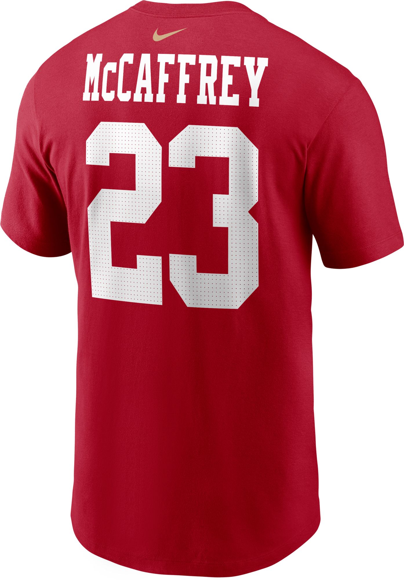 Nike Men's San Francisco 49ers Christian McCaffrey #23 Red T-Shirt product image