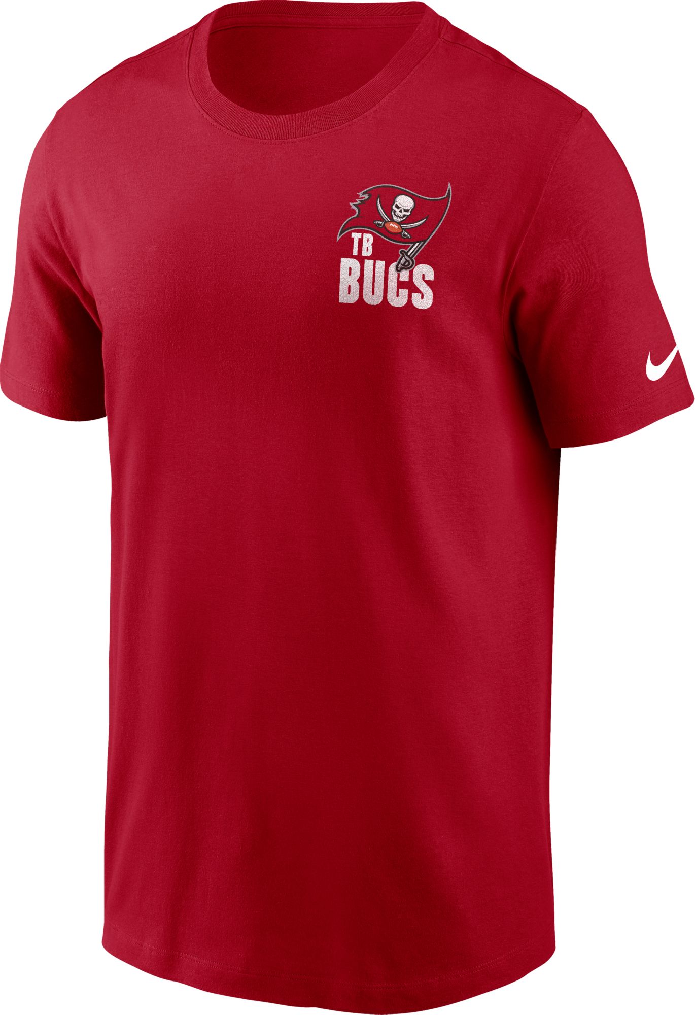 Nike Men's Tampa Bay Buccaneers Blitz Back Slogan Red T-Shirt