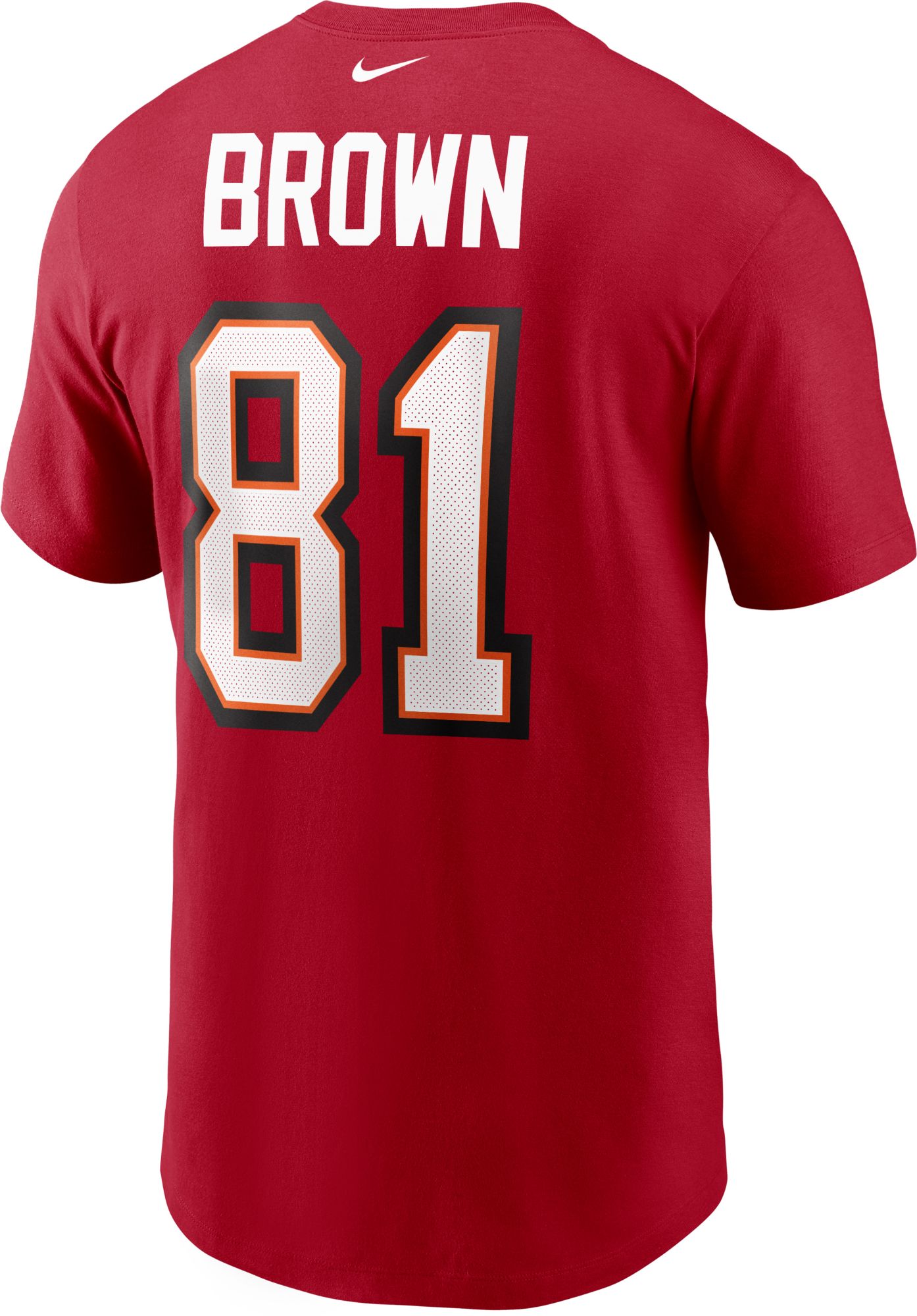 Nike Men's Tampa Bay Buccaneers Antonio Brown #81 Red T-Shirt product image