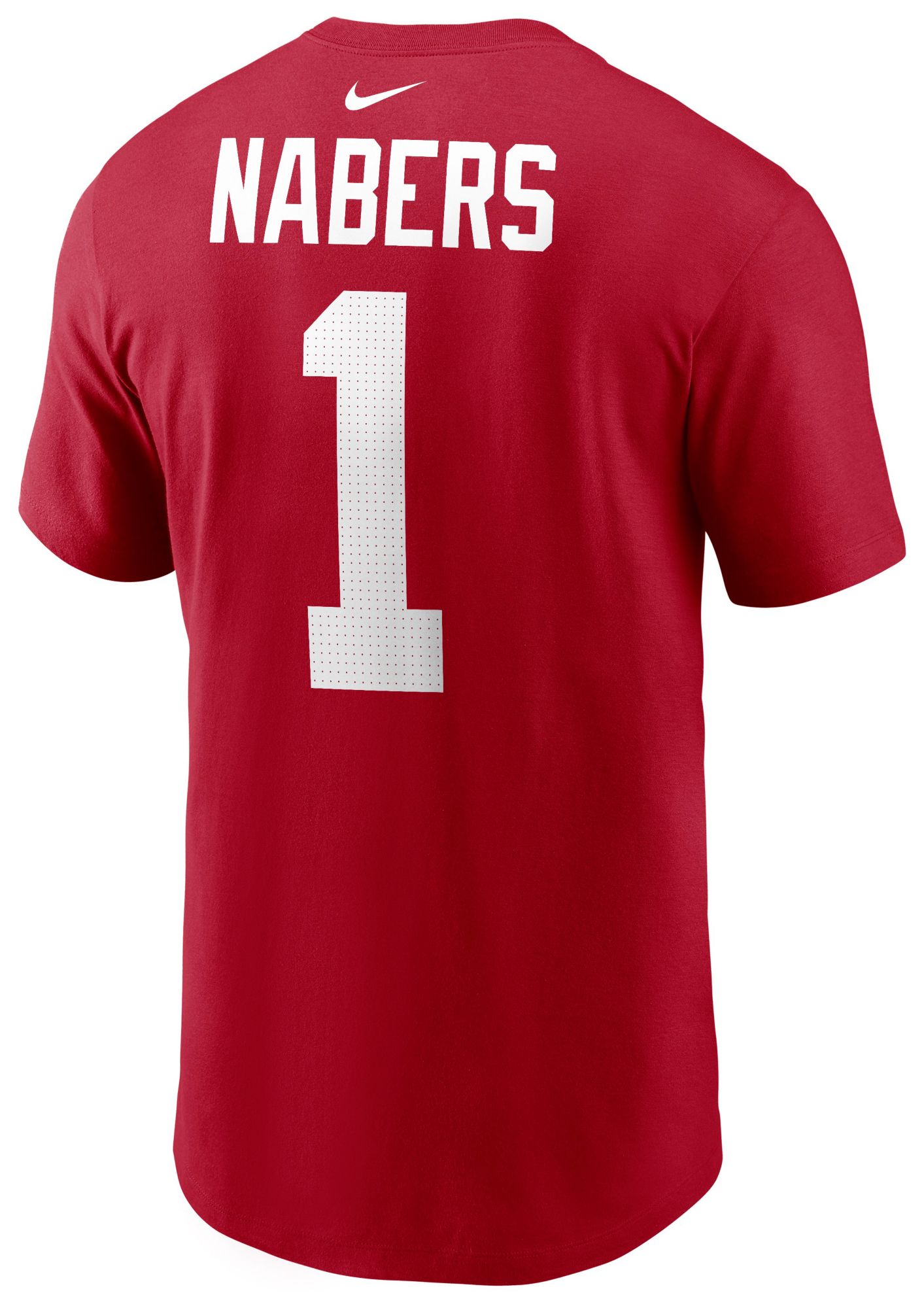 Nike Men's New York Giants Malik Nabers #1 Red T-Shirt | Dick's