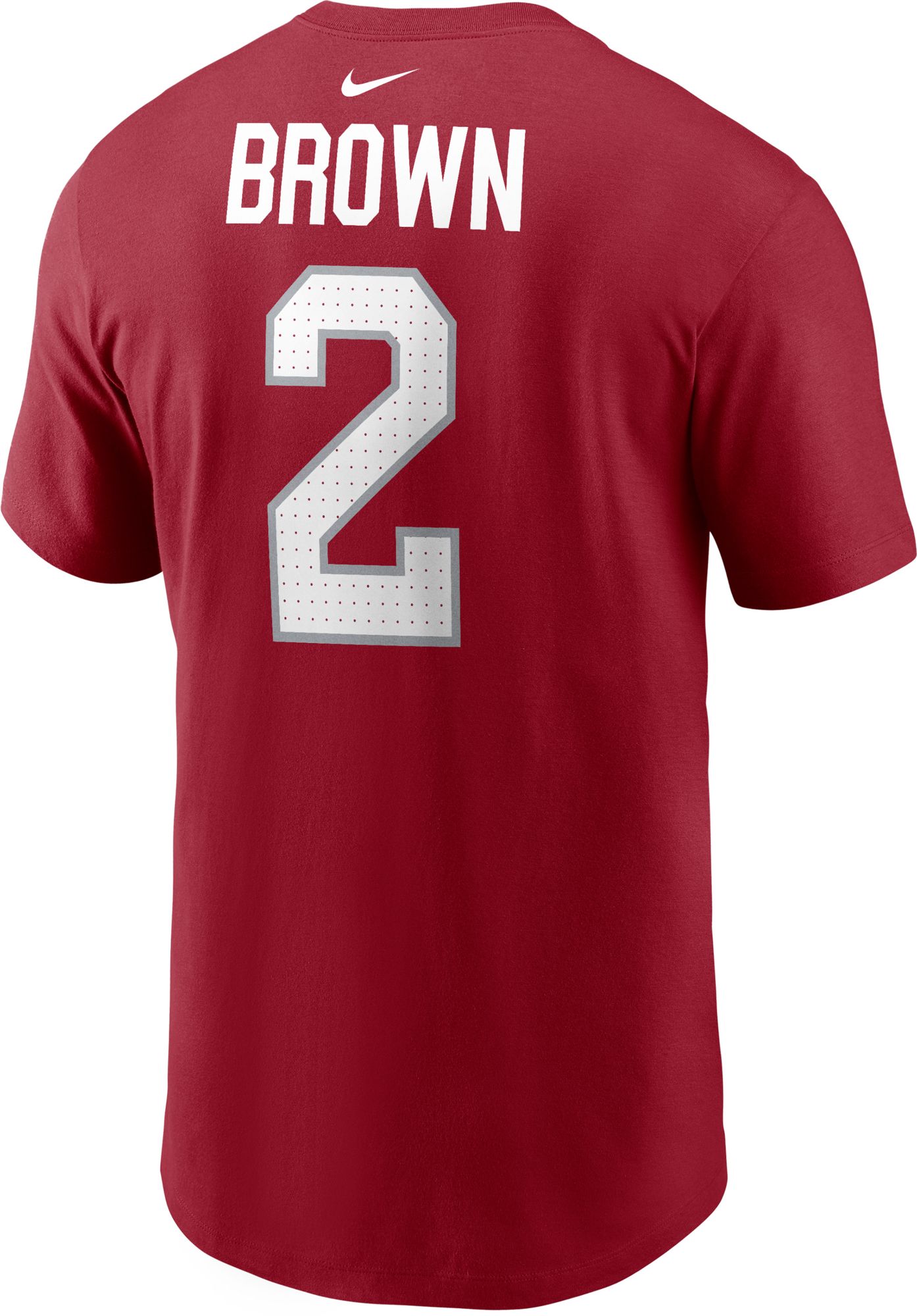 Nike Men's Arizona Cardinals Marquise Brown #2 Red T-Shirt product image