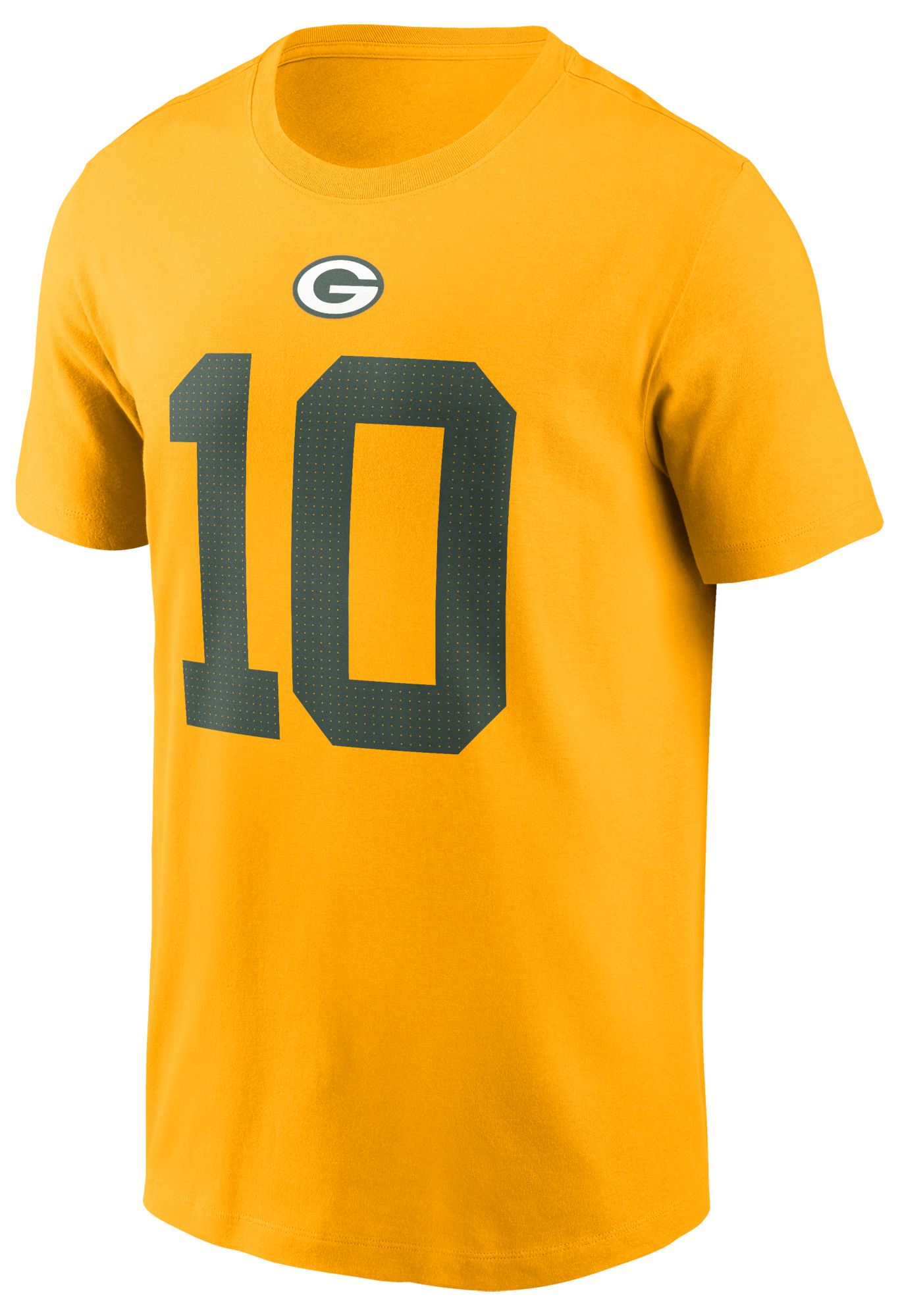 Nike Men's Green Bay Packers Jordan Love #10 Gold T-Shirt product image