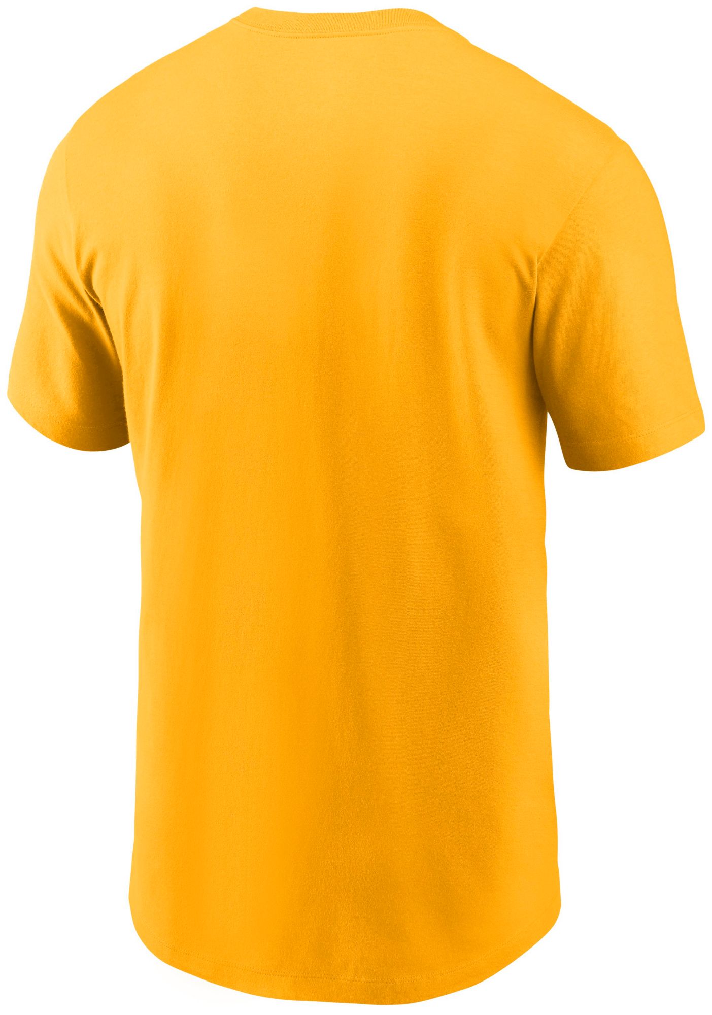 Nike Men's West Virginia Mountaineers Gold Core Cotton Logo T-Shirt product image