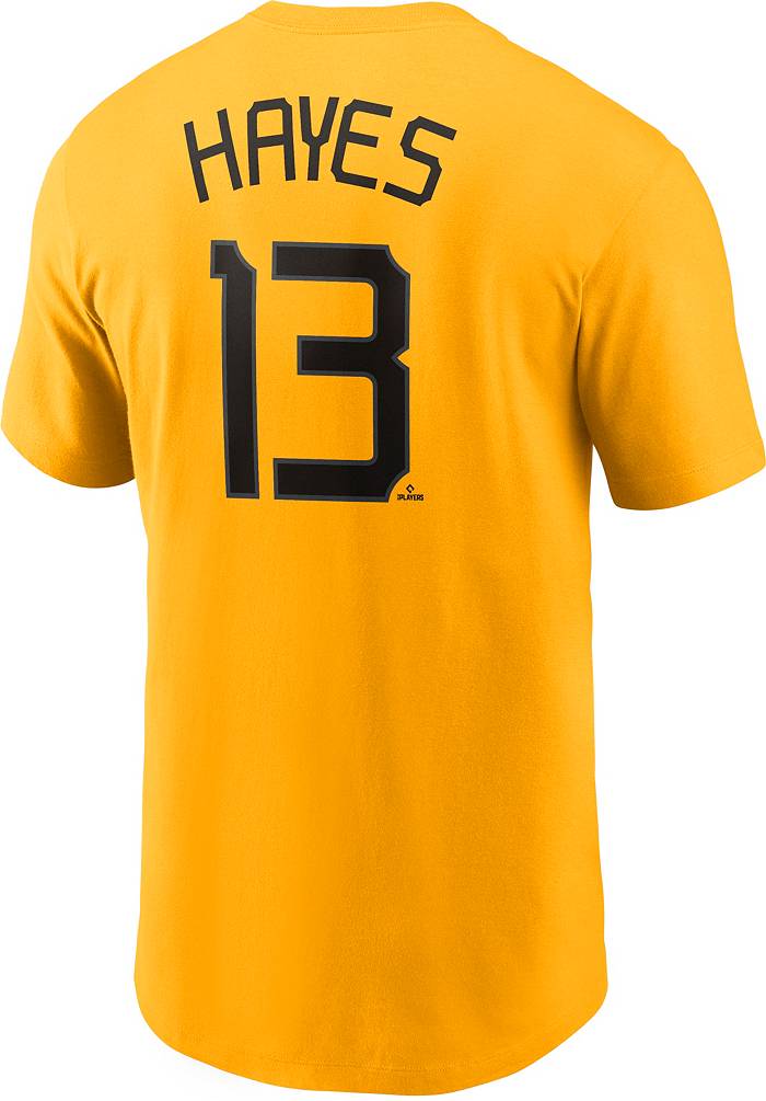 Nike / Youth Pittsburgh Pirates Ke'Bryan Hayes #13 Black T-Shirt