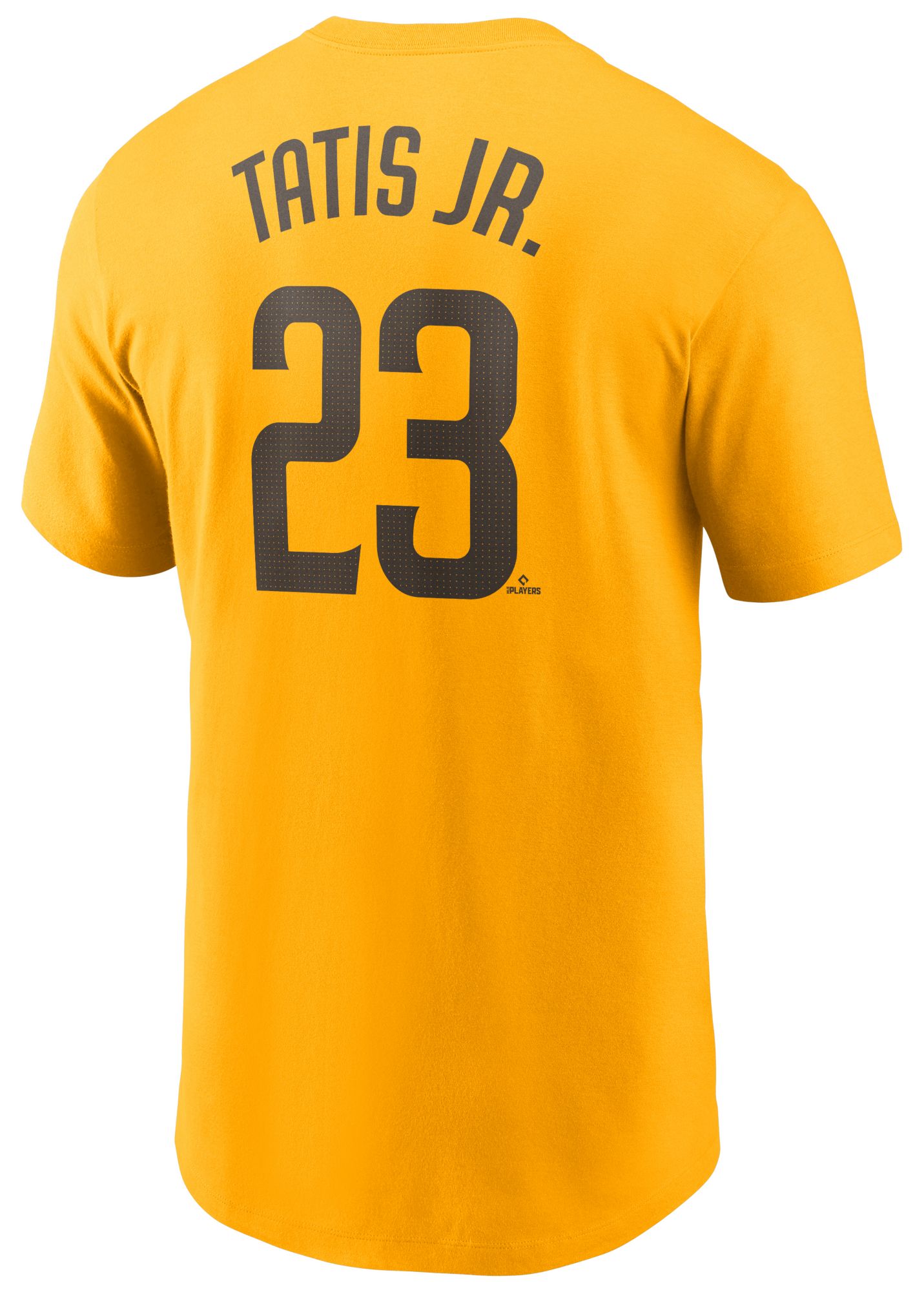 Nike Men's San Diego Padres Fernando Tatís Jr. #23 Yellow T-Shirt product image