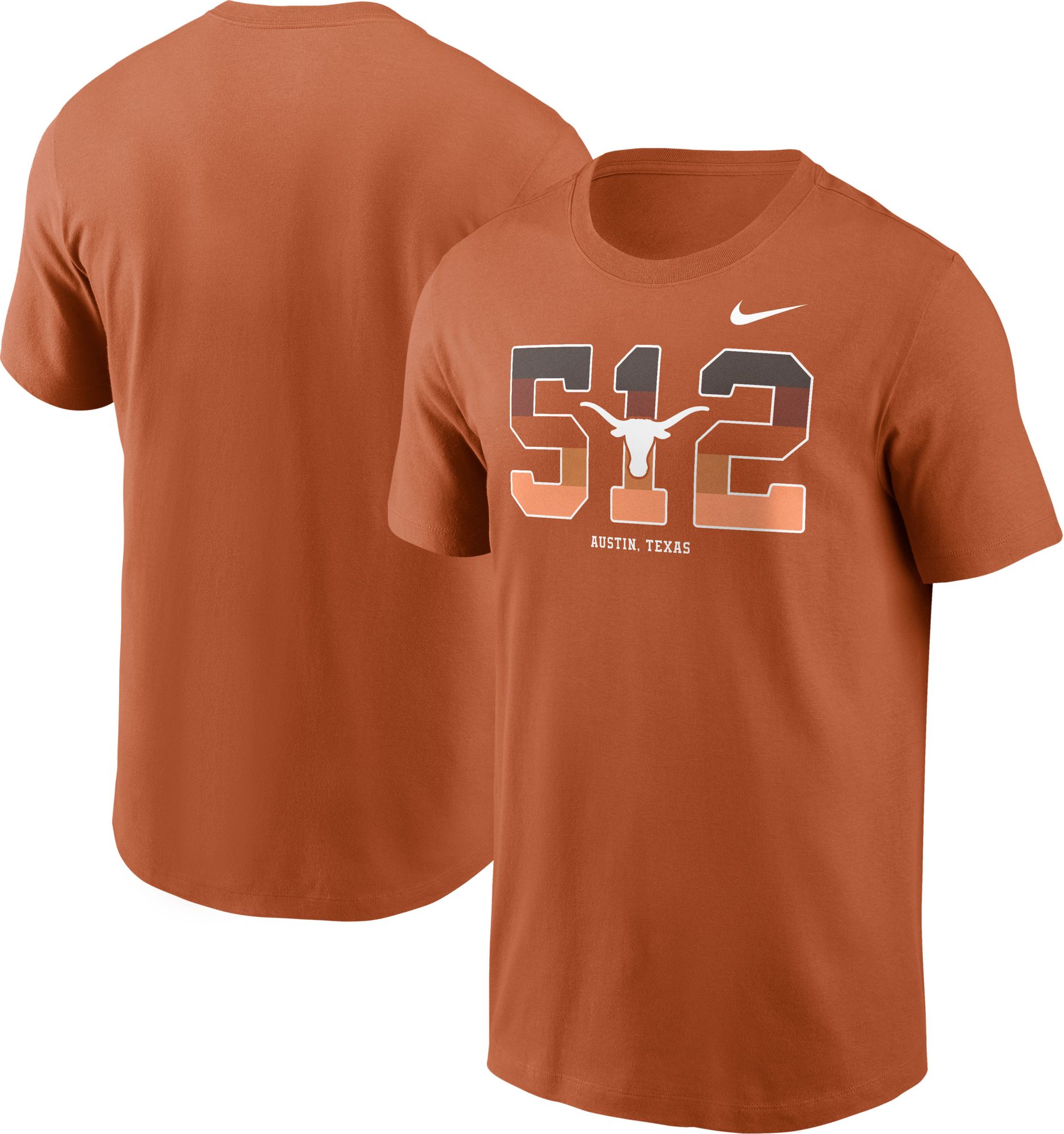 Nike Men's Texas Longhorns Orange Area Code T-Shirt product image