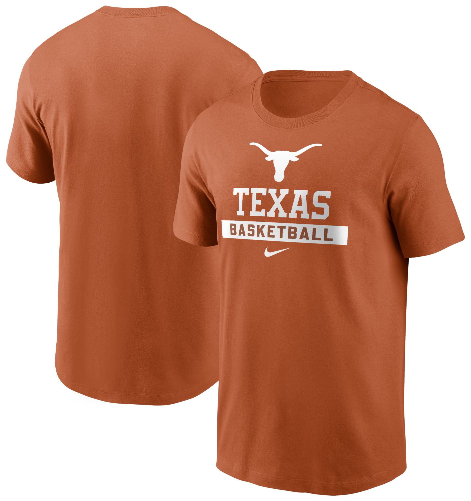 Nike Men's Texas Longhorns Orange Basketball T-Shirt product image