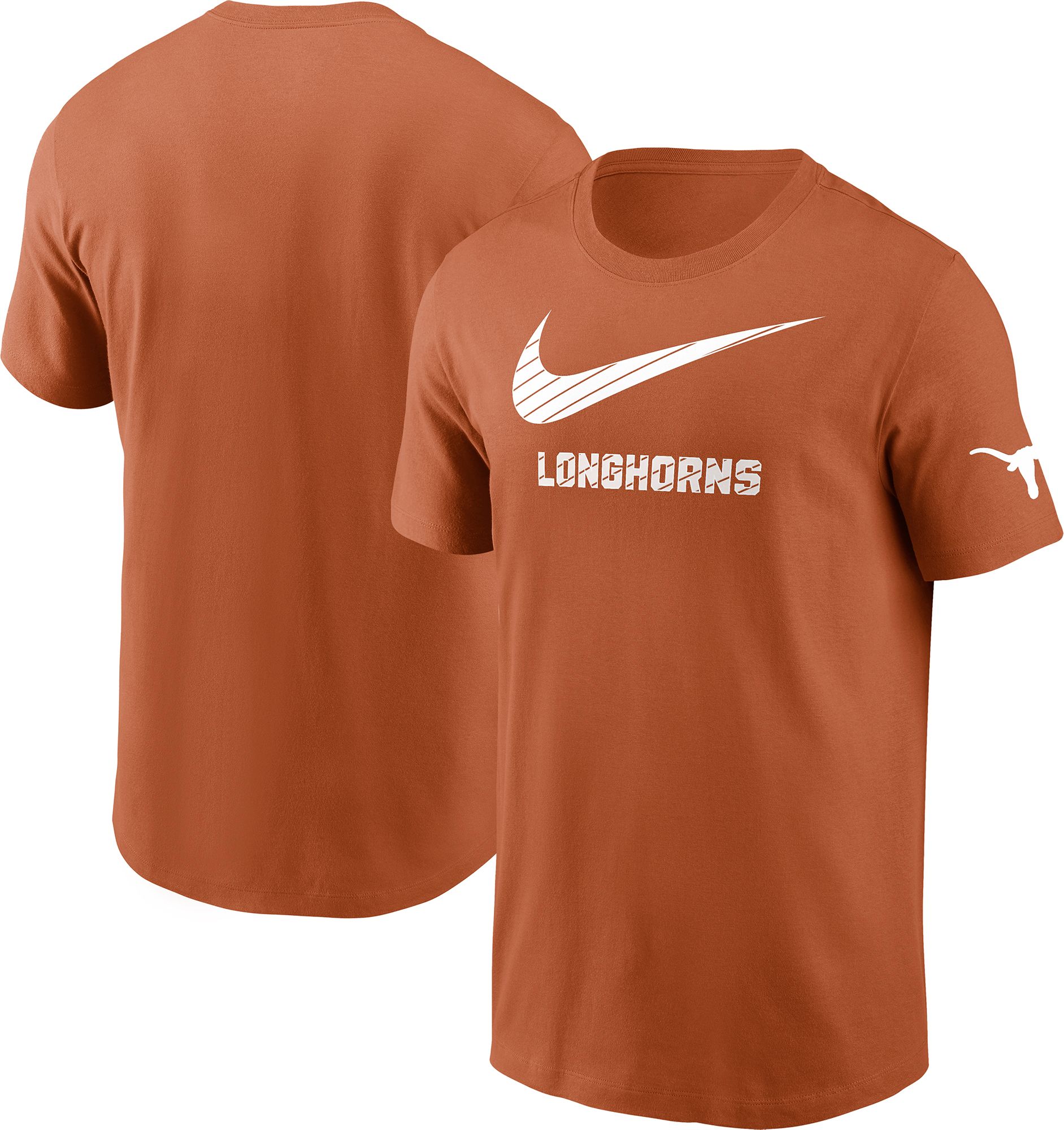 Nike Men's Texas Longhorns Burnt Orange Swoosh Logo T-Shirt product image
