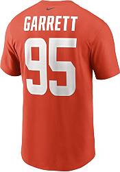 Nike Men's Cleveland Browns Myles Garrett #95 Logo Orange T-Shirt product image