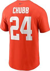 Nike Men's Cleveland Browns Nick Chubb #24 Logo Orange T-Shirt product image
