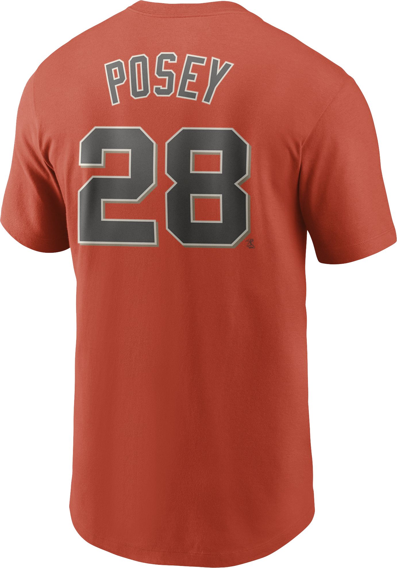 Nike Men's San Francisco Giants Buster Posey #28 Orange T-Shirt product image